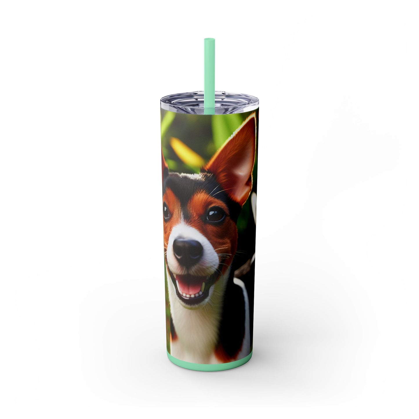 Brazilian Terrier Tumbler with Straw, 20oz
