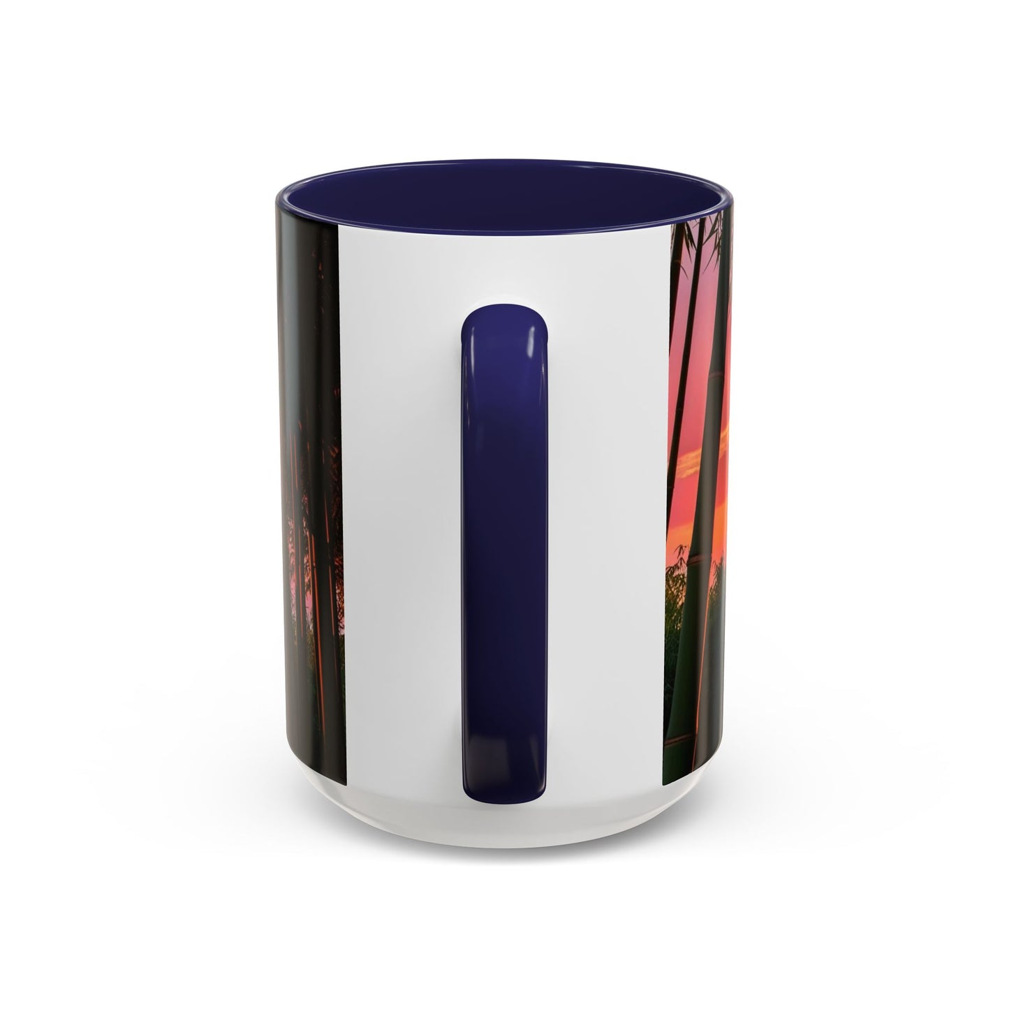 Bamboo Forest Sunrise Accent Coffee Mug - Perfect Gift for Dog Lovers