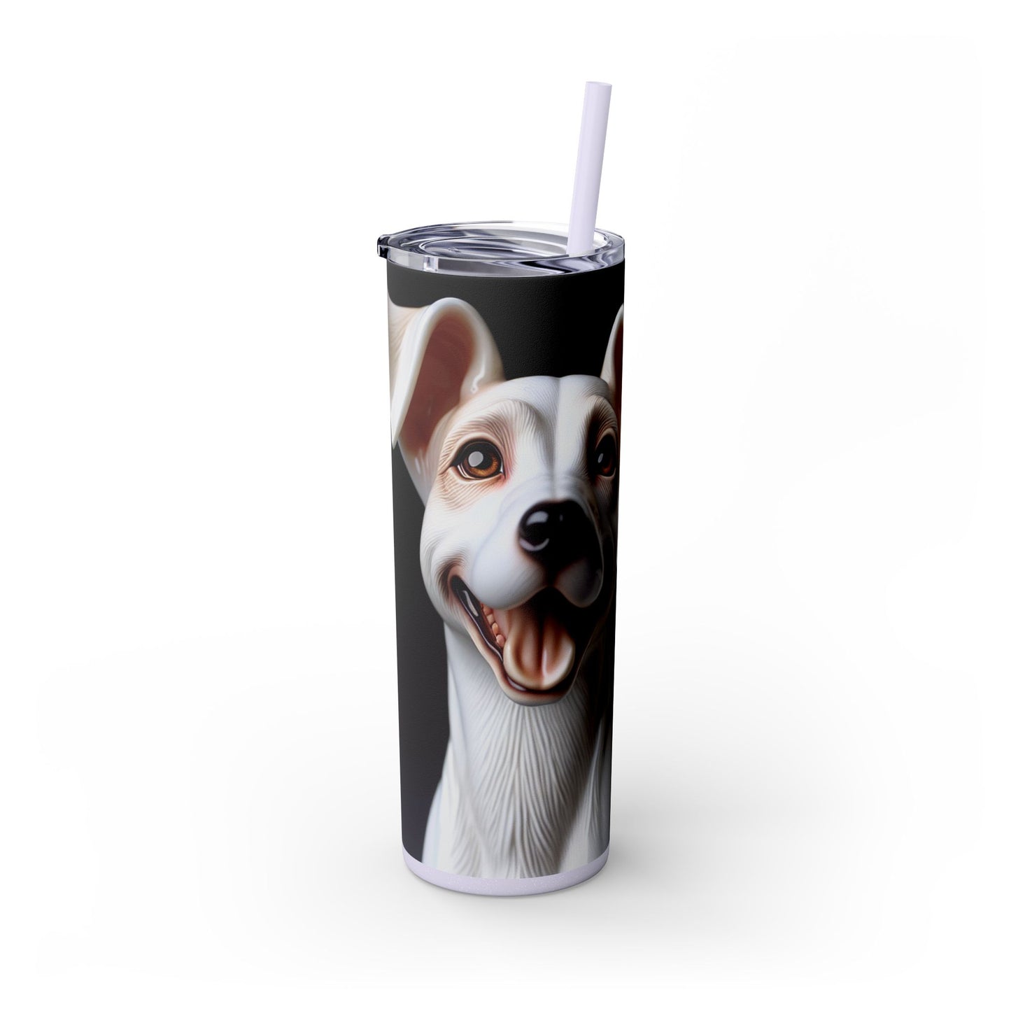 Porcelaine Tumbler with Straw, 20oz