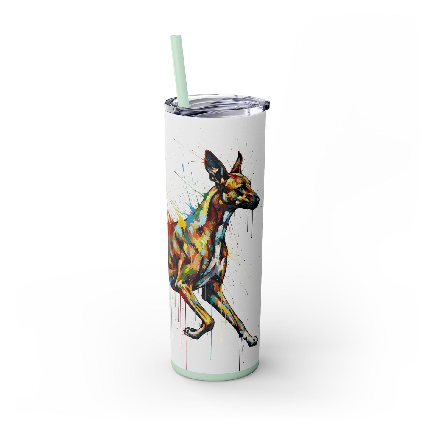 Azawakh Tumbler with Straw, 20oz