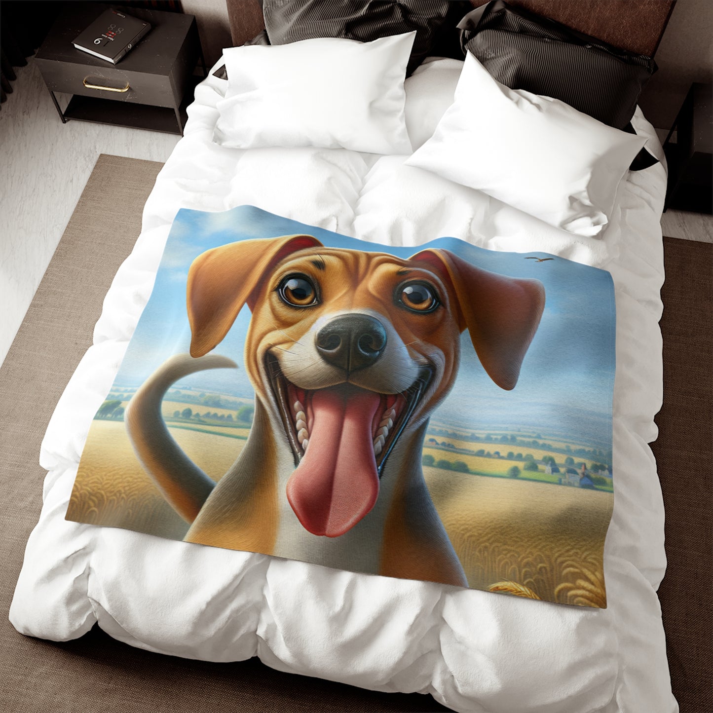 Banjara Hound Sweatshirt Blanket