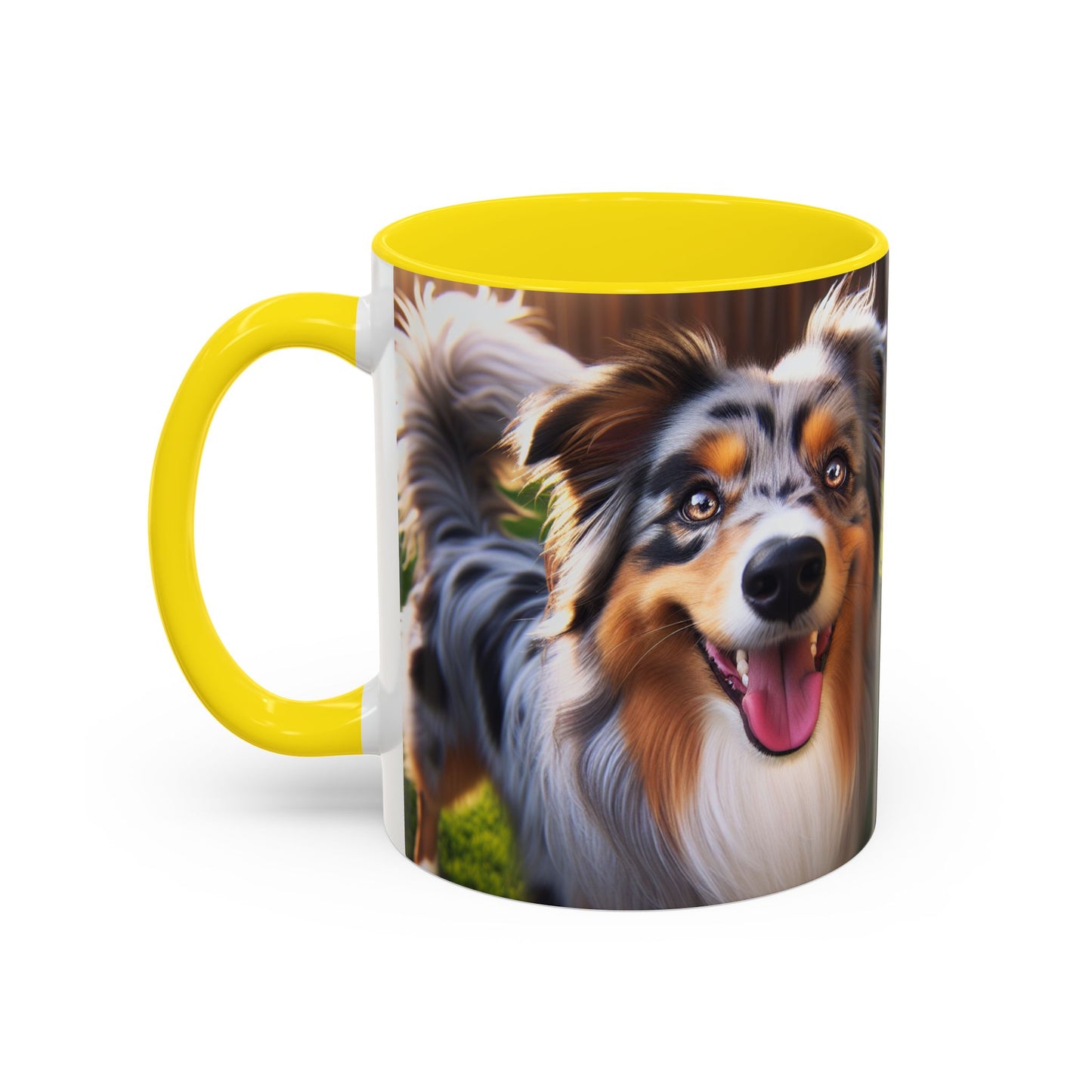 Australian Shepherd Accent Coffee Mug - Perfect Gift for Dog Lovers