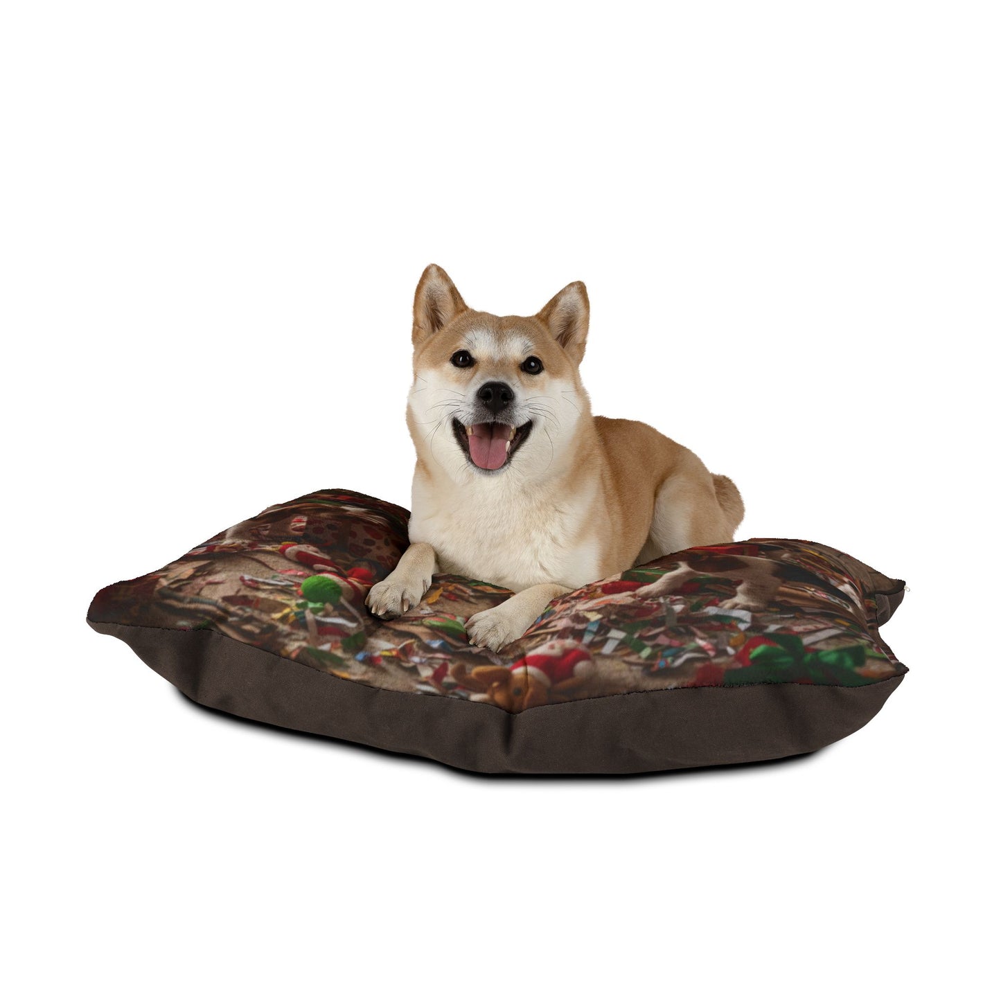 Petit Basset Griffon Vendeen Holiday Frenzy Pet Bed