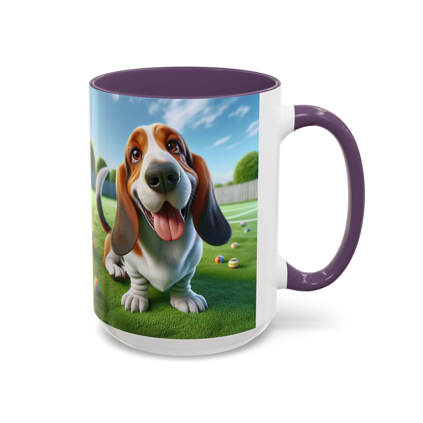 Basset Hound Accent Coffee Mug - Perfect Gift for Dog Lovers