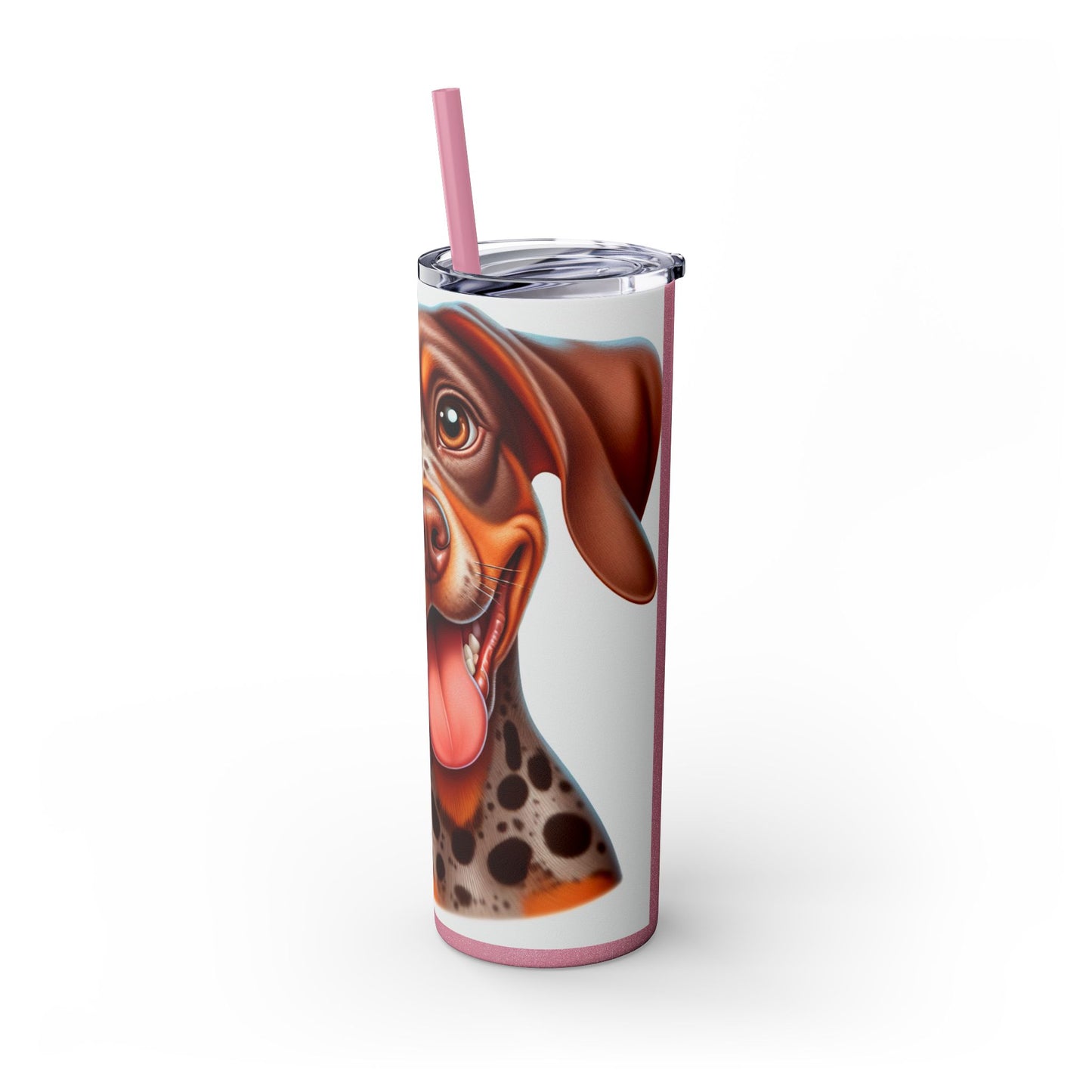 Braque du Bourbonnais Tumbler with Straw, 20oz