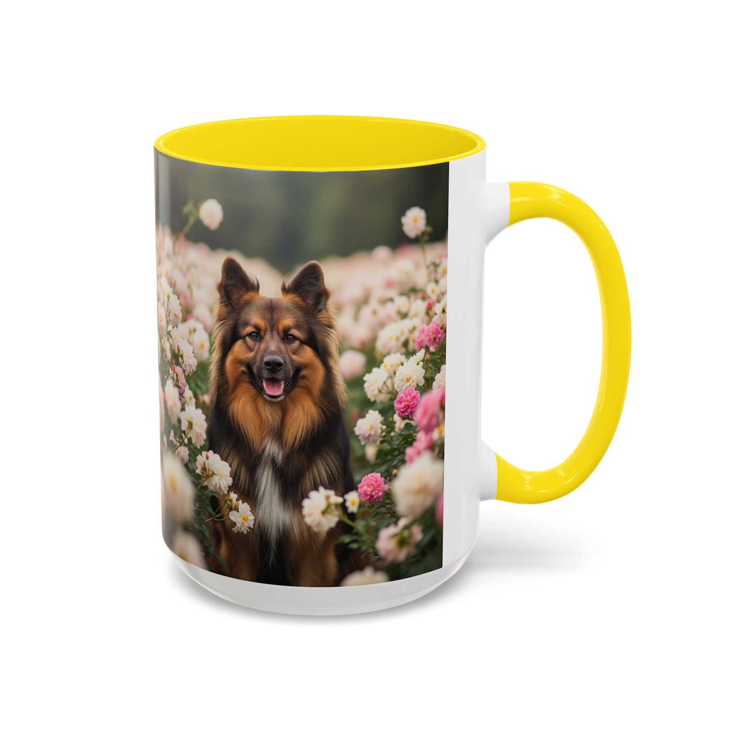 Bohemian Shepherd Accent Coffee Mug - Perfect Gift for Dog Lovers