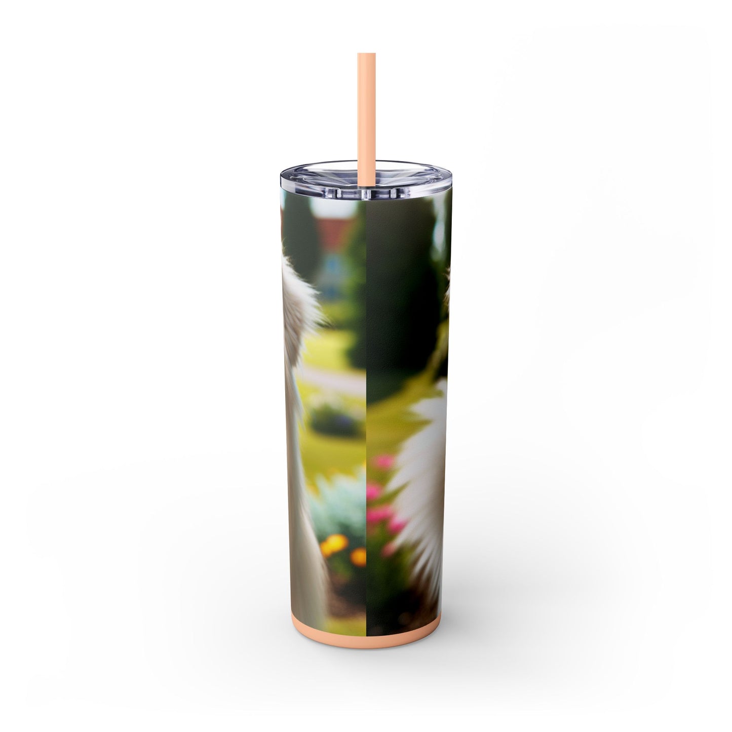 Slovensky Cuvac Tumbler with Straw, 20oz