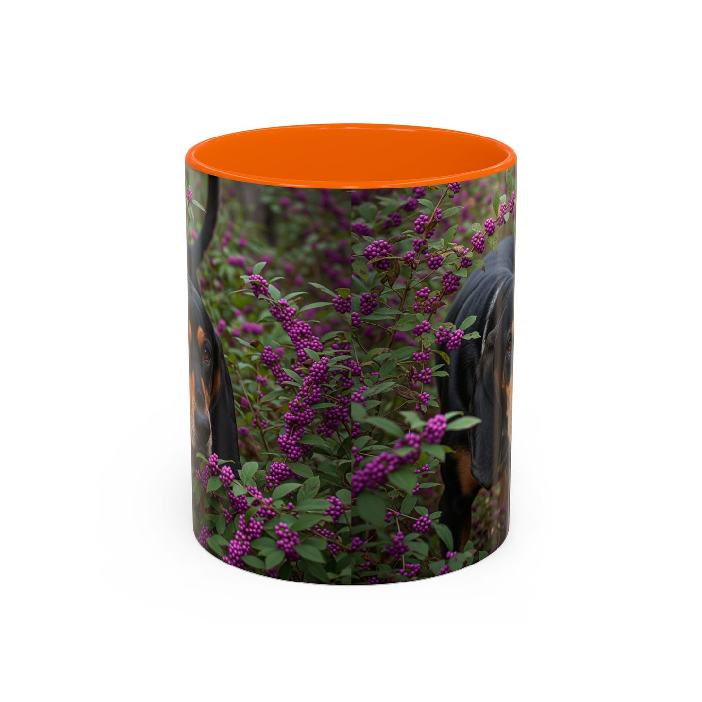 Black and Tan Coonhound Accent Coffee Mug - Perfect Gift for Dog Lovers