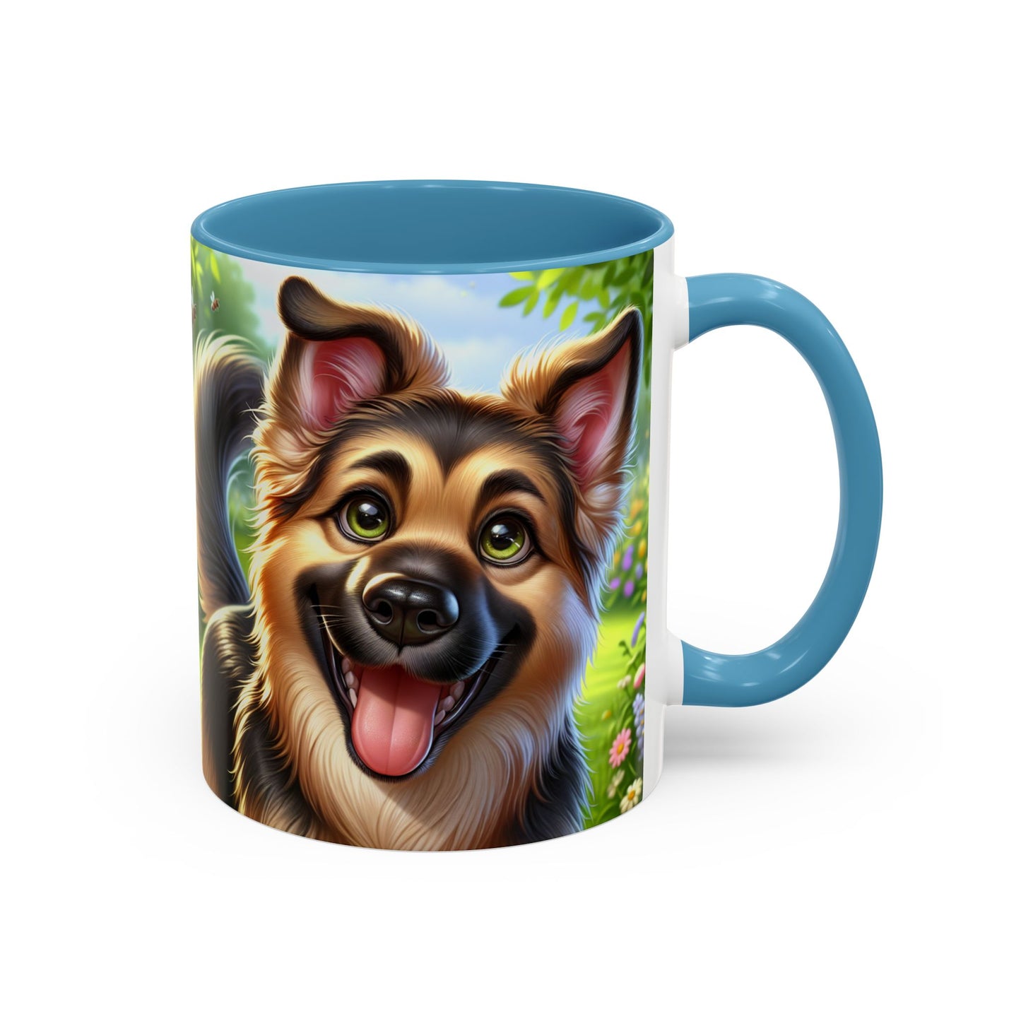 German Shepherd Accent Coffee Mug - Perfect Gift for Dog Lovers