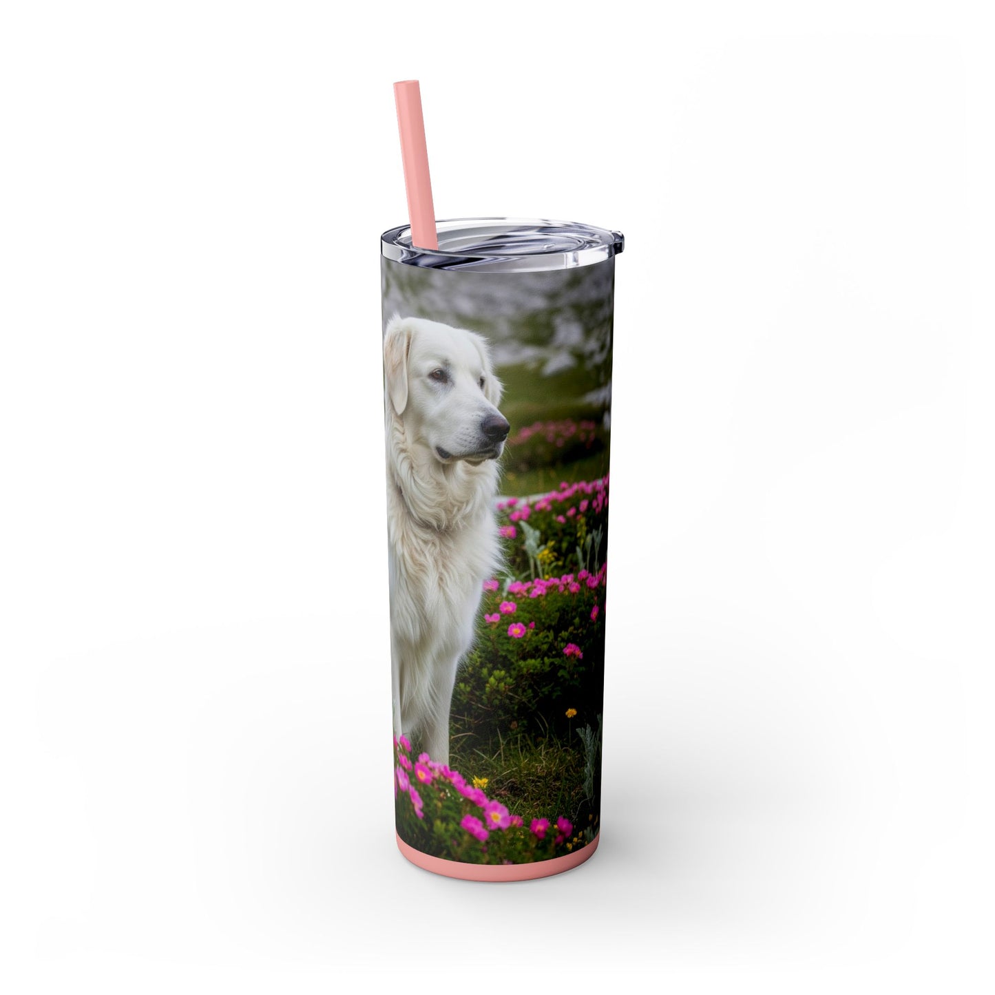 Slovensky Cuvac Tumbler with Straw, 20oz
