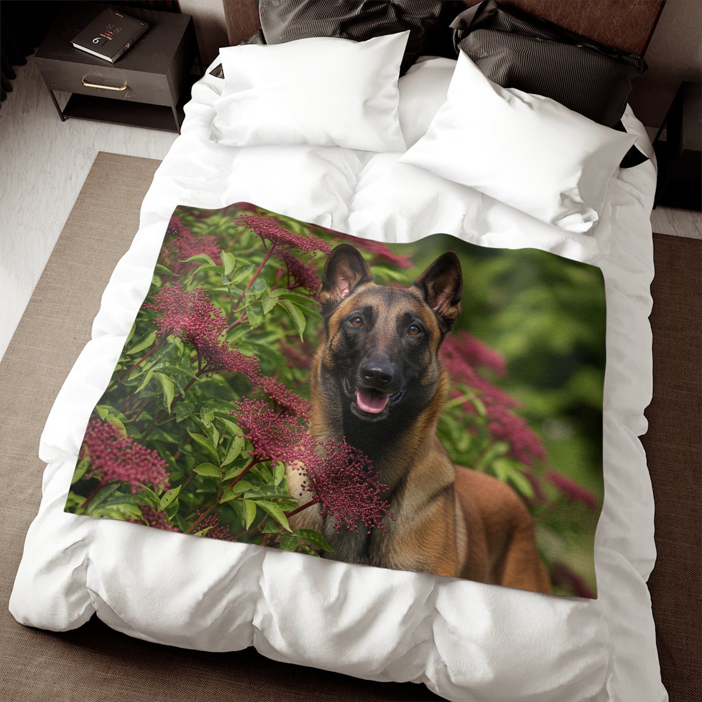 Belgian Shepherd Dog Malinois Sweatshirt Blanket