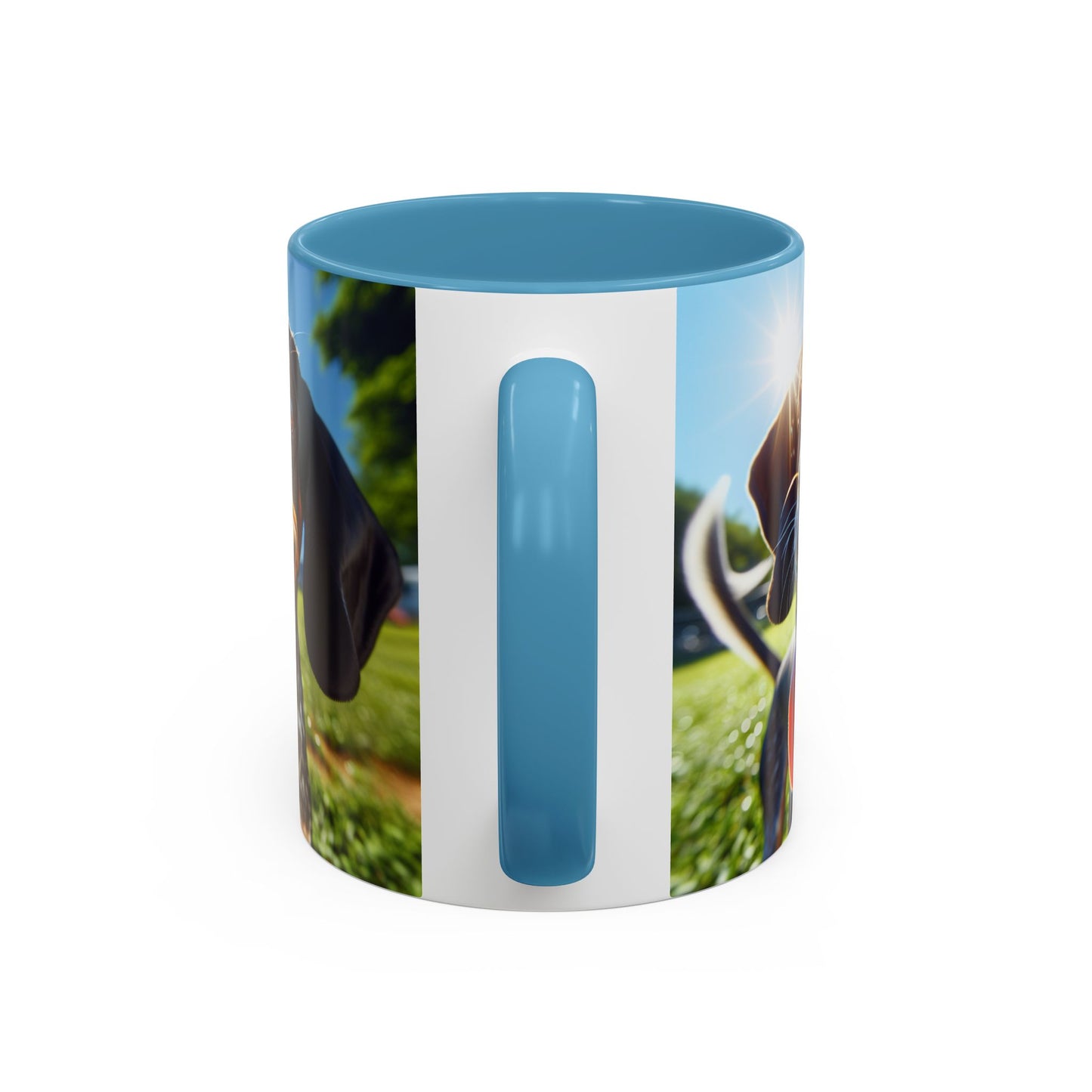 Bluetick Coonhound Accent Coffee Mug - Perfect Gift for Dog Lovers