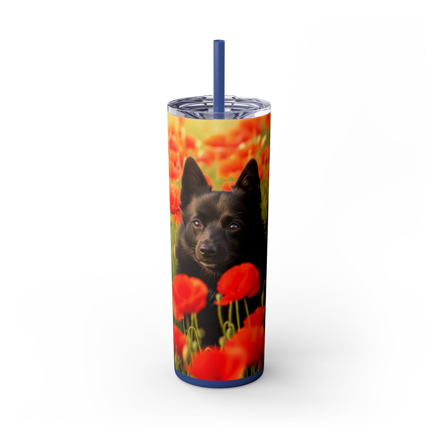 Schipperke Tumbler with Straw, 20oz