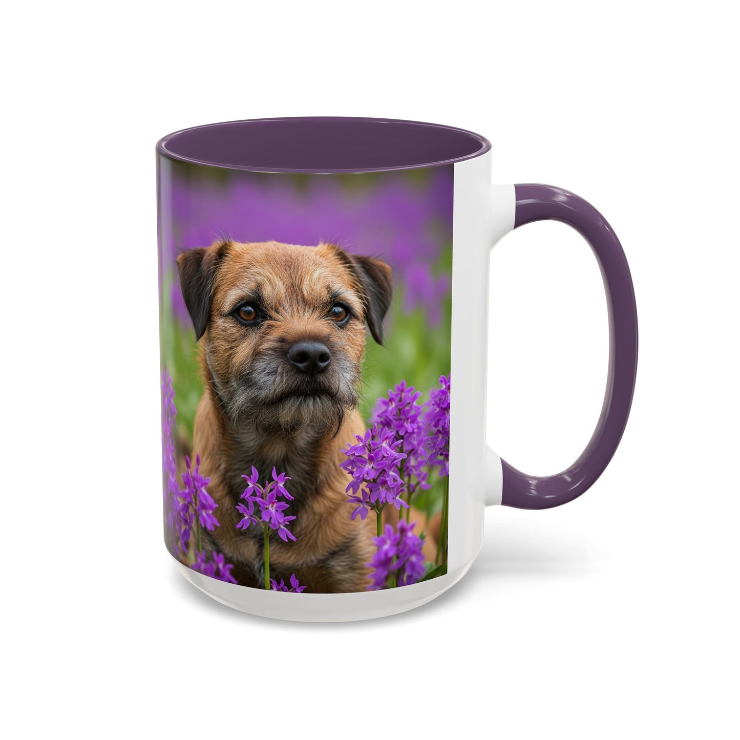 Border Terrier Accent Coffee Mug - Perfect Gift for Dog Lovers