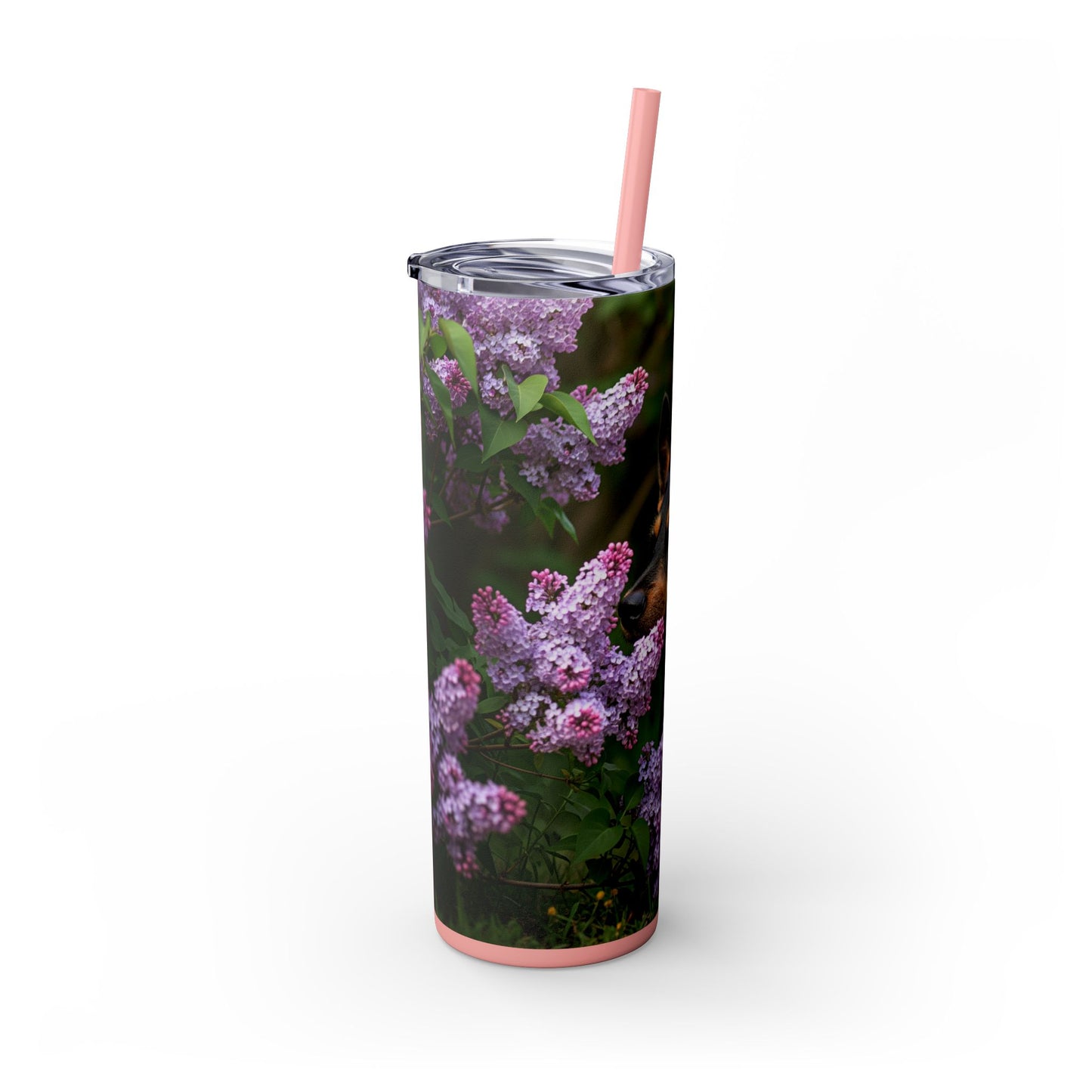 Mudi Skinny Tumbler with Straw, 20oz