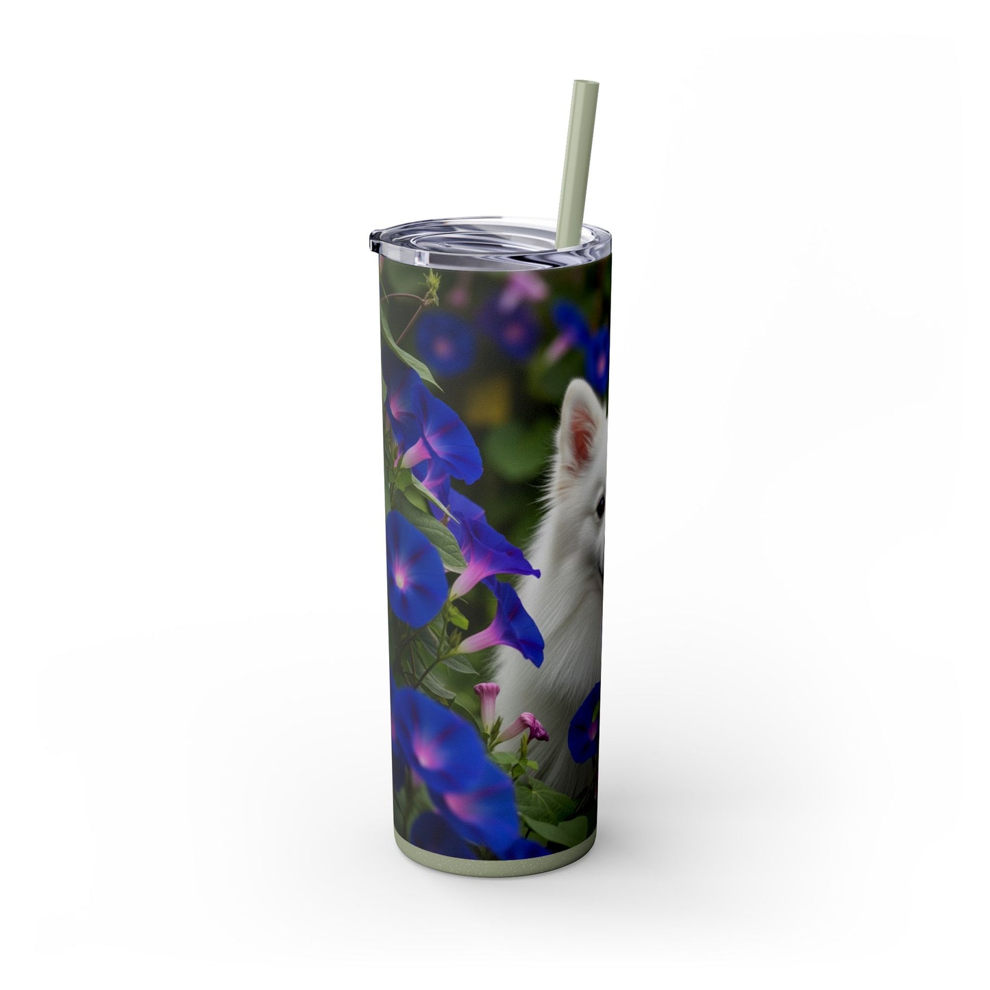 Japanese Spitz Tumbler with Straw, 20oz