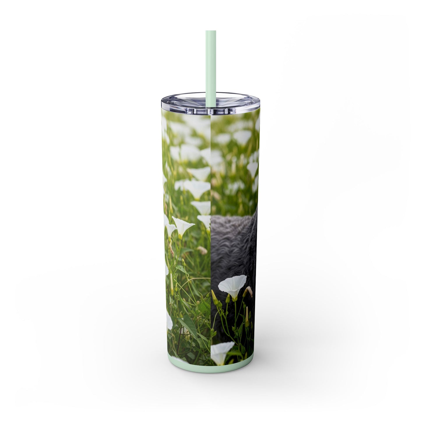 Kerry Blue Terrier Tumbler with Straw, 20oz