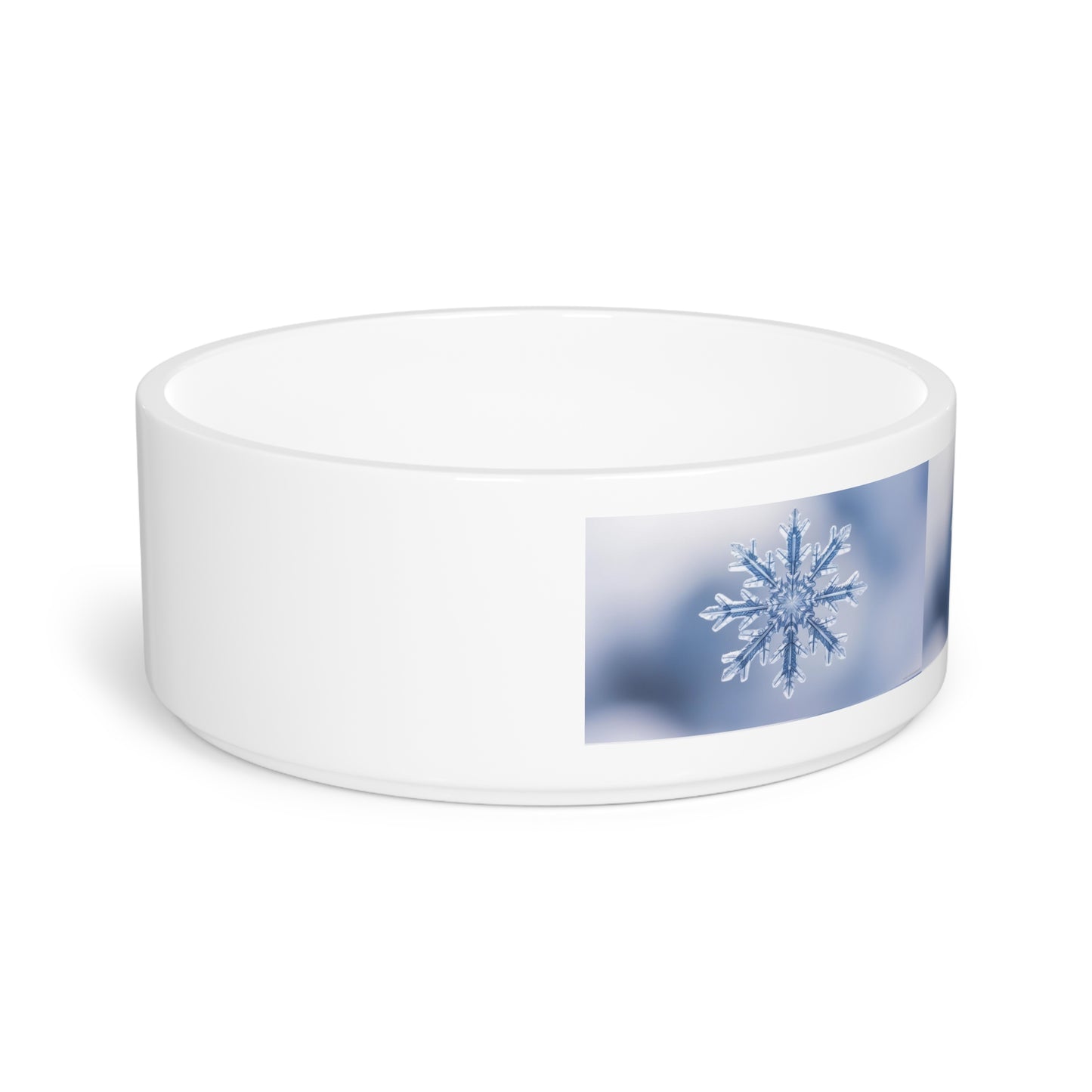 Snowflakes Pet Bowl