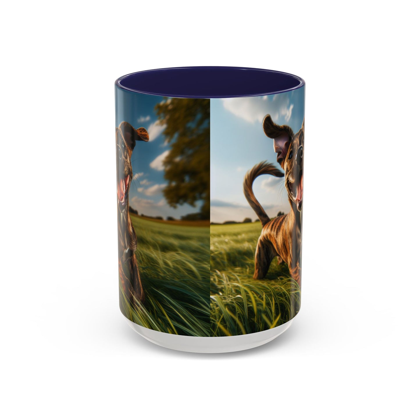Treeing Tennessee Brindle Accent Coffee Mug - Perfect Gift for Dog Lovers