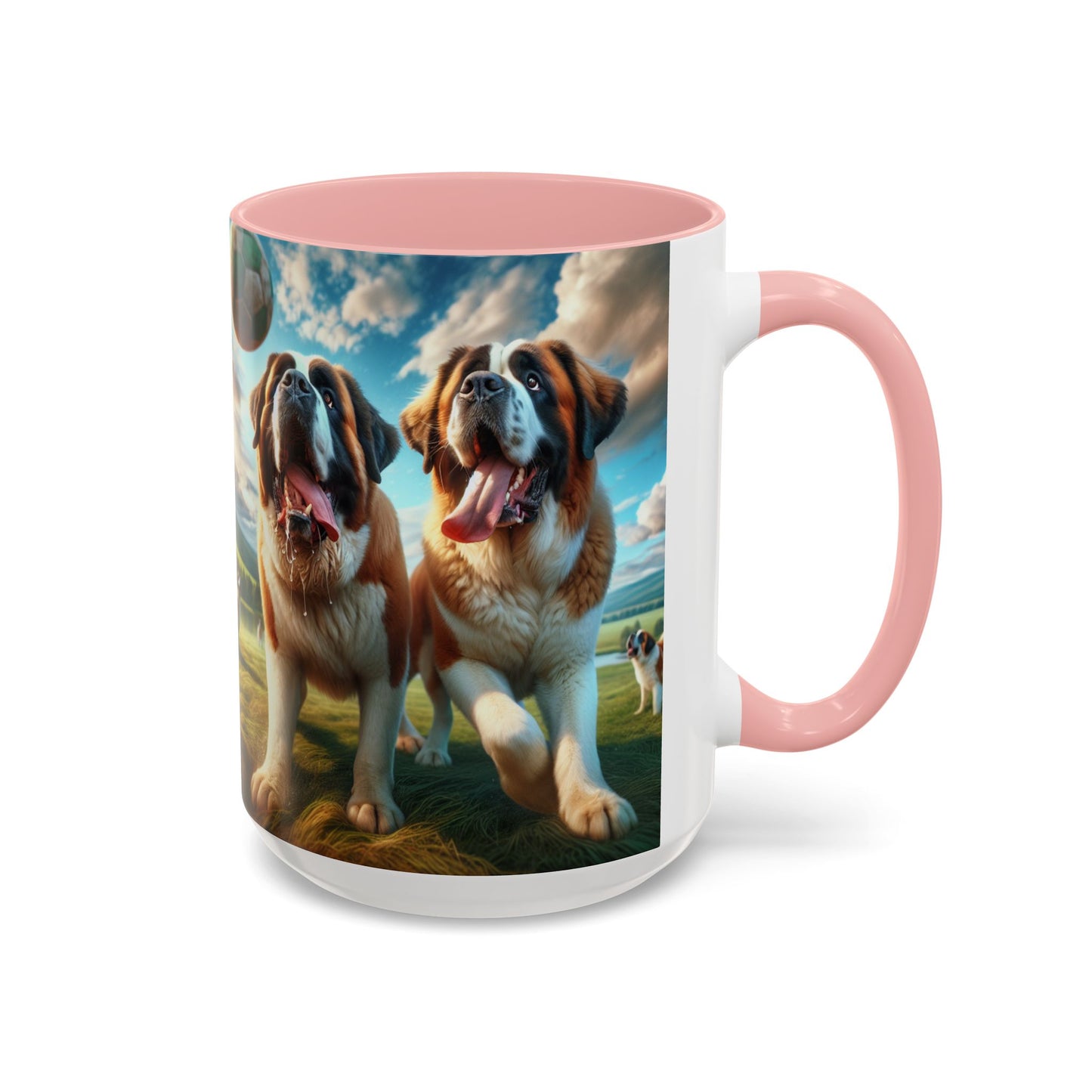 Saint Bernard Accent Coffee Mug - Perfect Gift for Dog Lovers