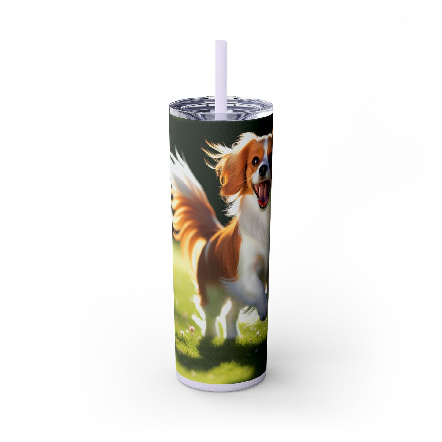Nederlandse Kooikerhondje Tumbler with Straw, 20oz