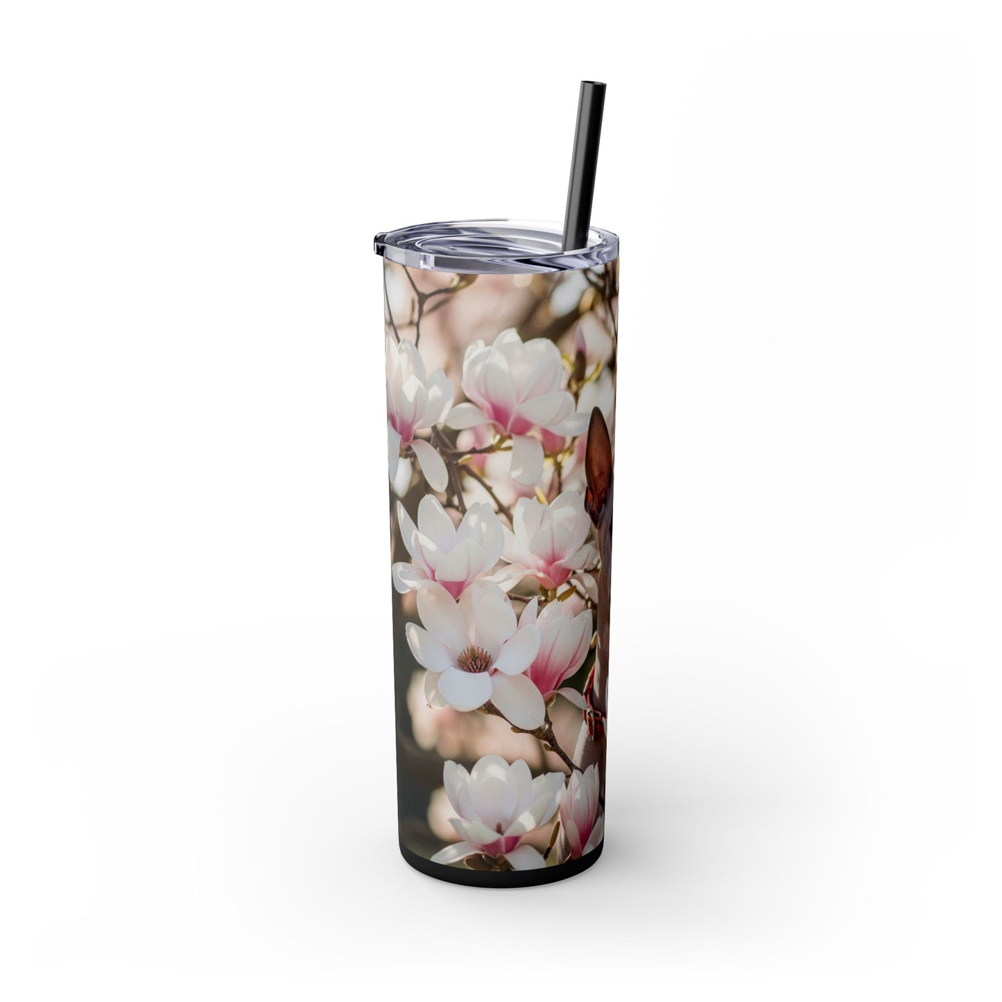 American Hairless Terrier Skinny Tumbler with Straw, 20oz
