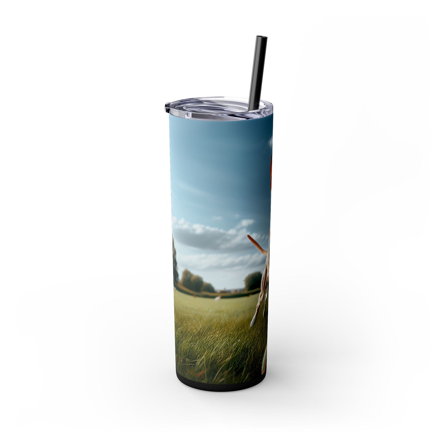 Ibizan Hound Tumbler with Straw, 20oz