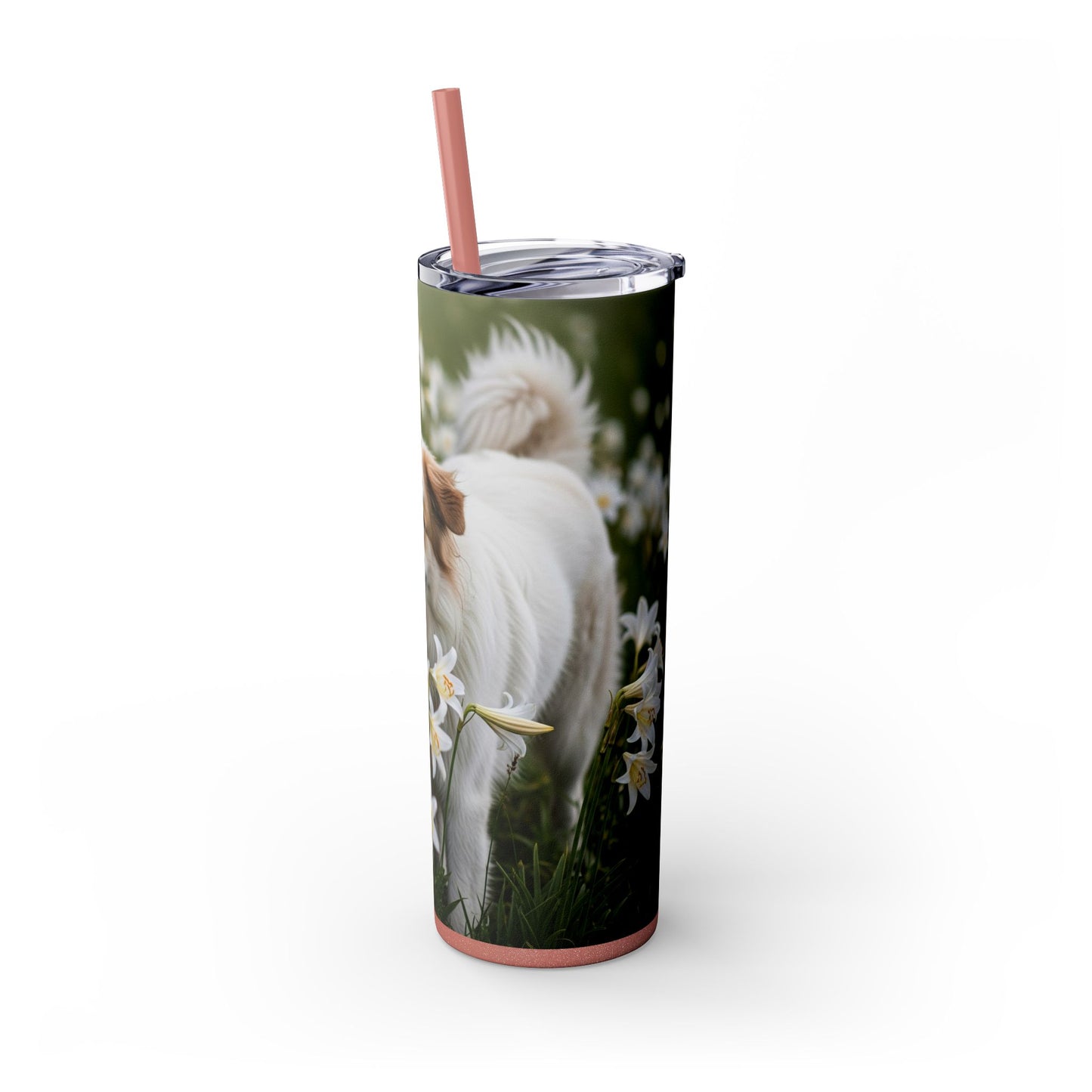Pyrenean Shepherd Tumbler with Straw, 20oz
