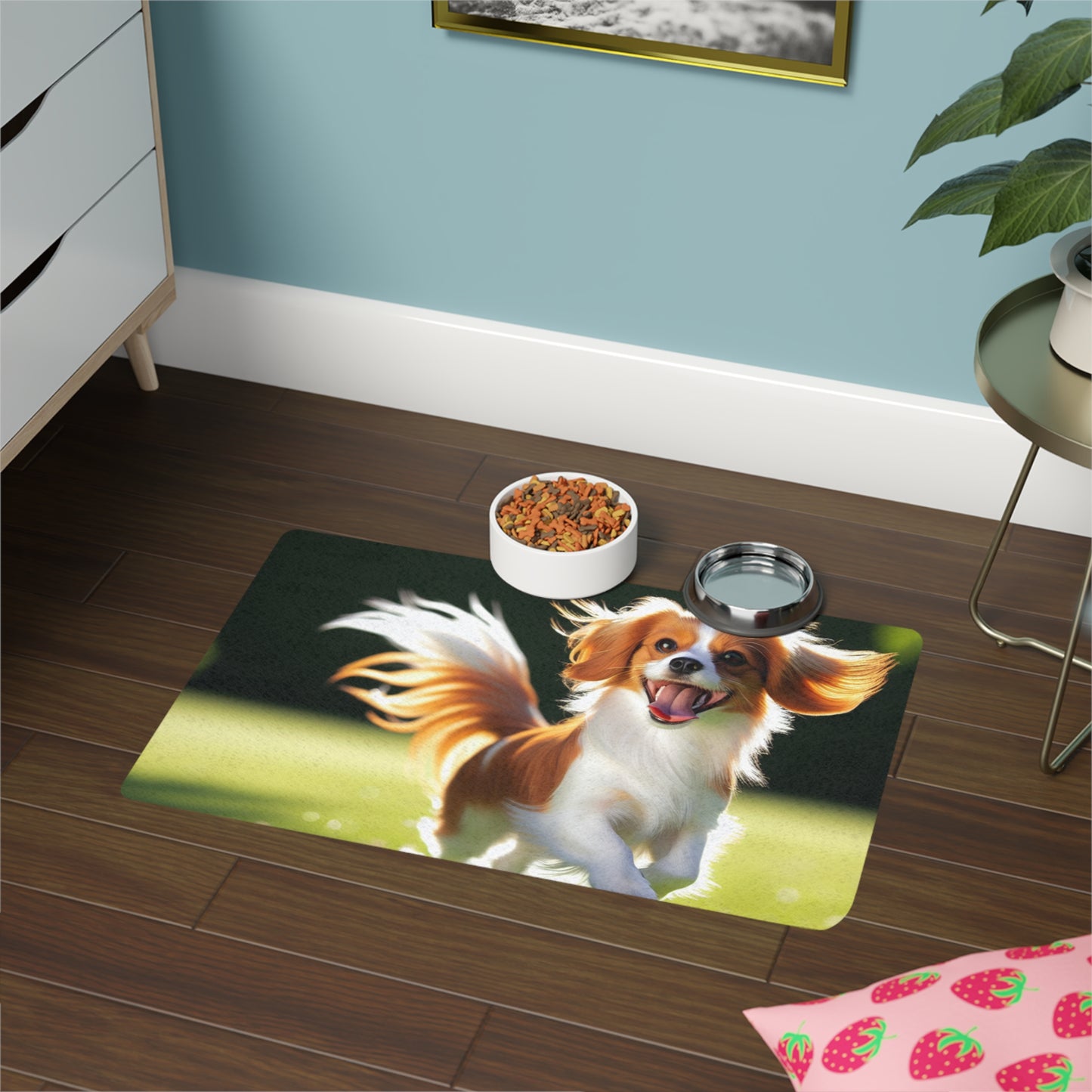 Pet Food Mat (12x18) - Nederlandse Kooikerhondje