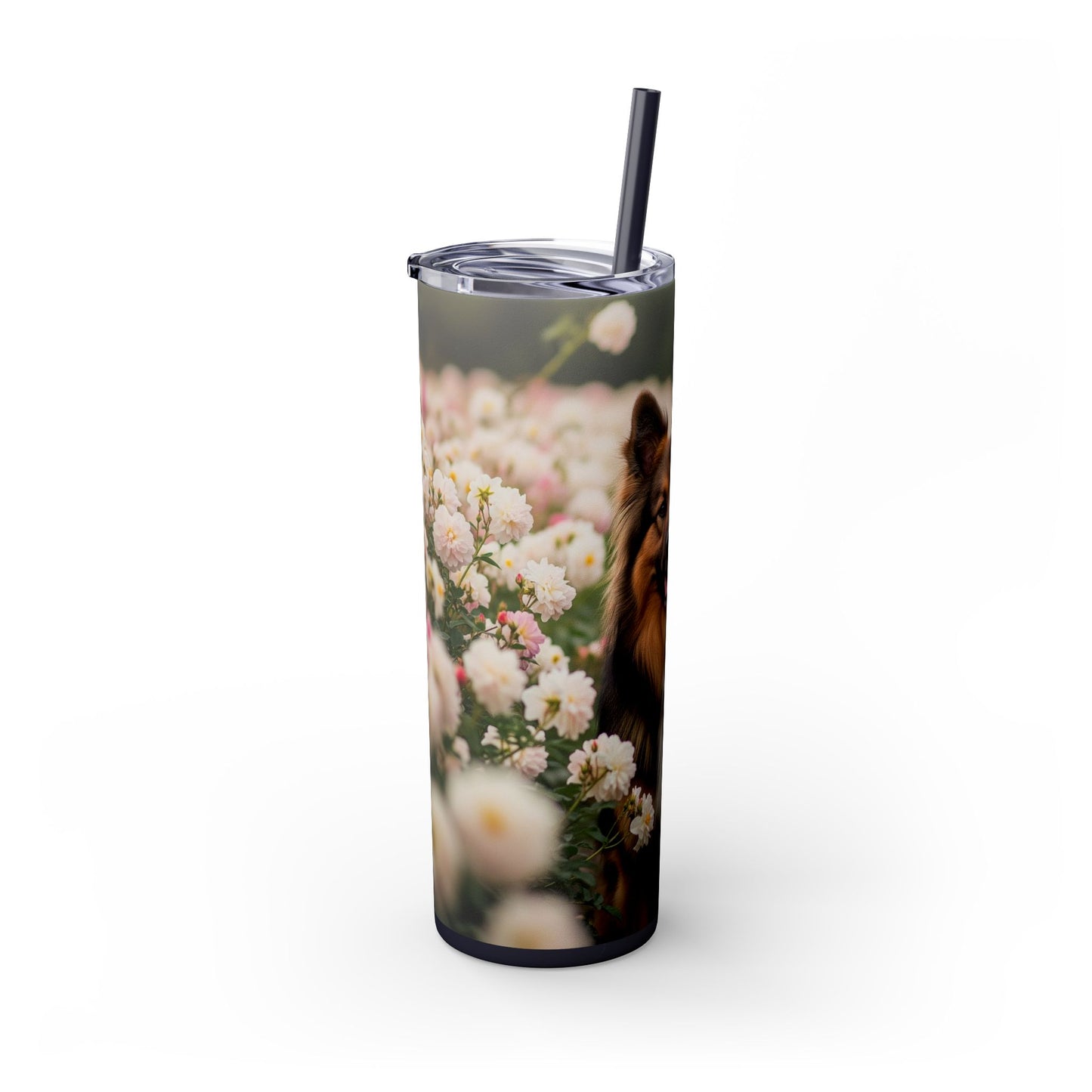 Bohemian Shepherd Tumbler with Straw, 20oz