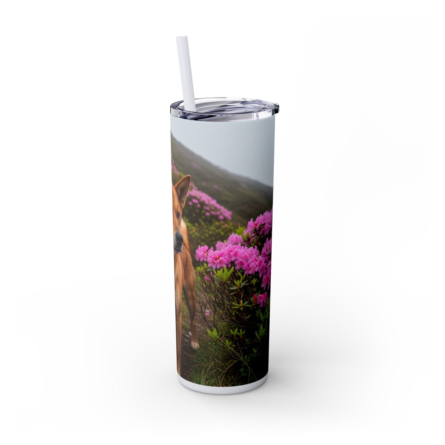 Taiwan Dog Tumbler with Straw, 20oz