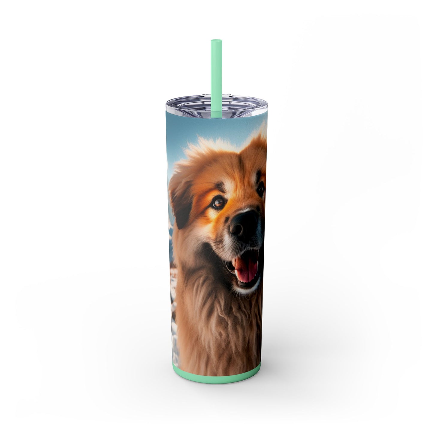 Himalayan Sheepdog Tumbler with Straw, 20oz