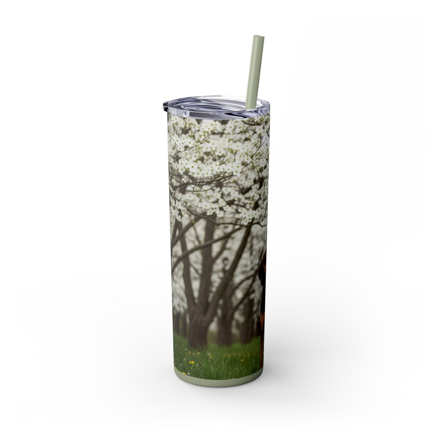 Plott Hound Tumbler with Straw, 20oz