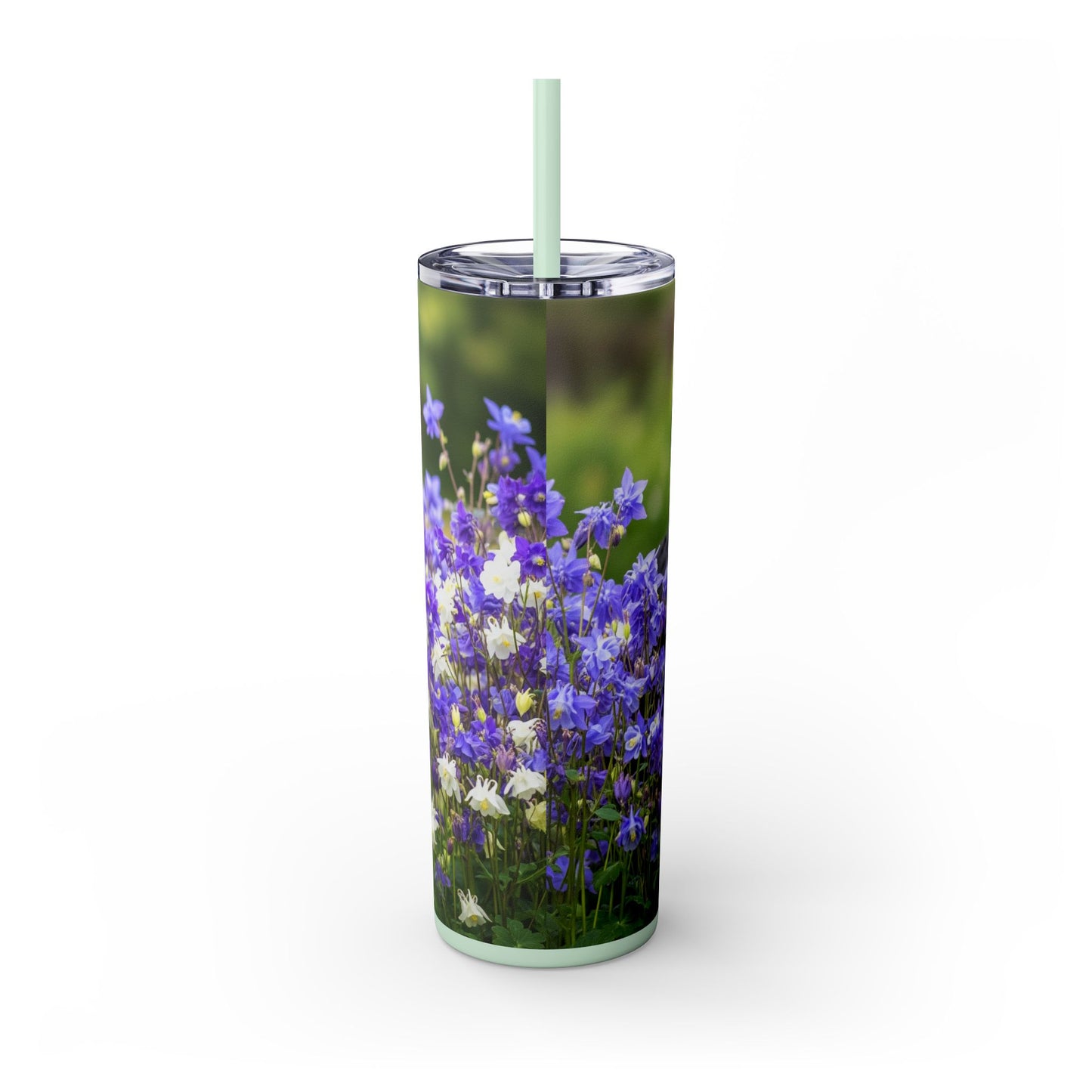 Black Russian Terrier Tumbler with Straw, 20oz