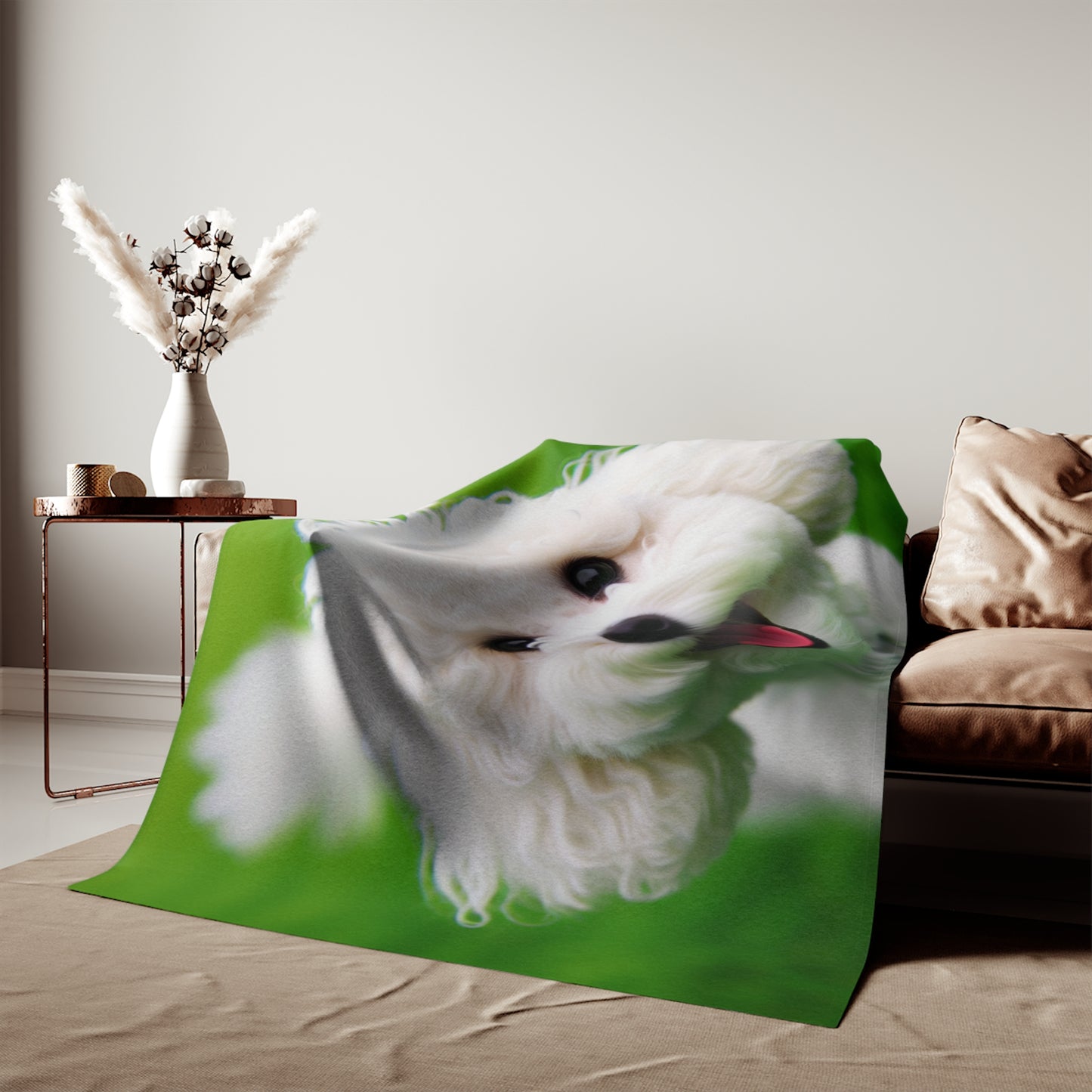 Bichonpoo Sweatshirt Blanket