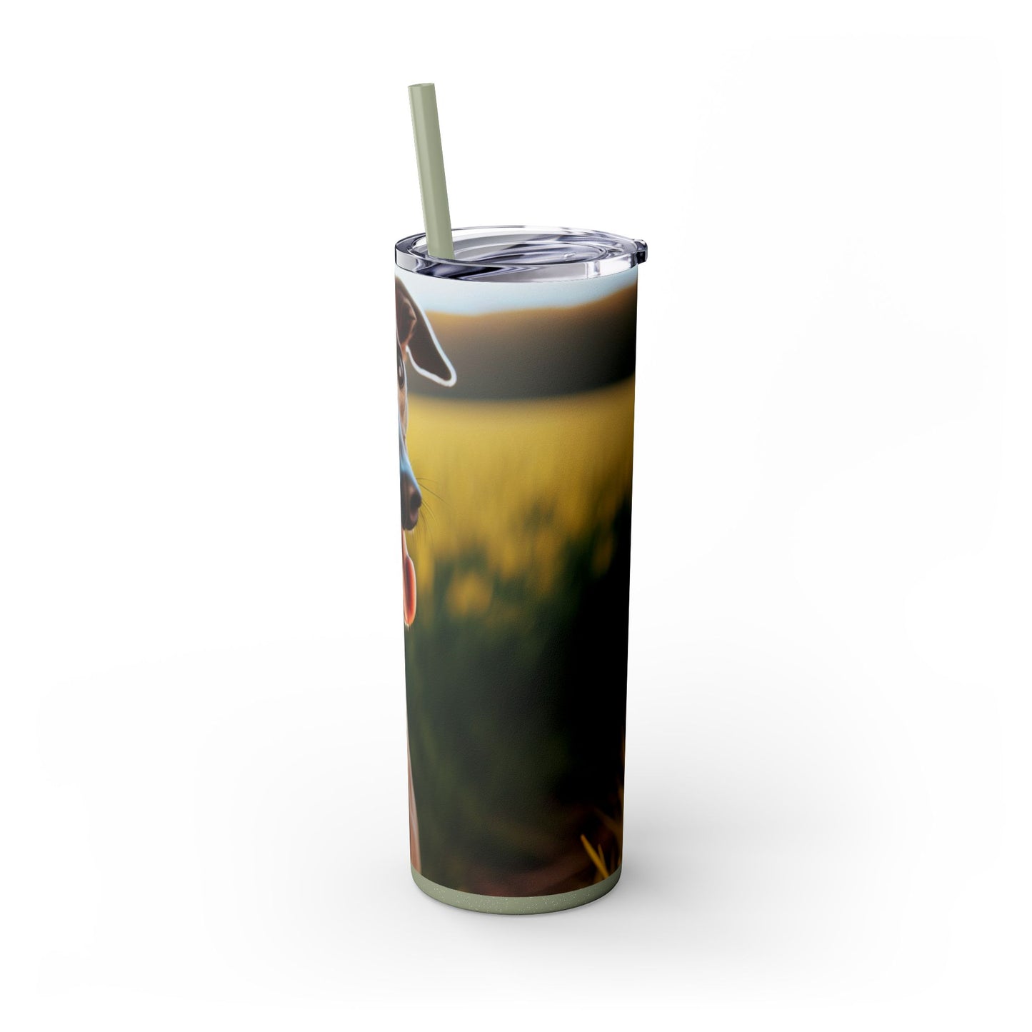 Greyhound Tumbler with Straw, 20oz