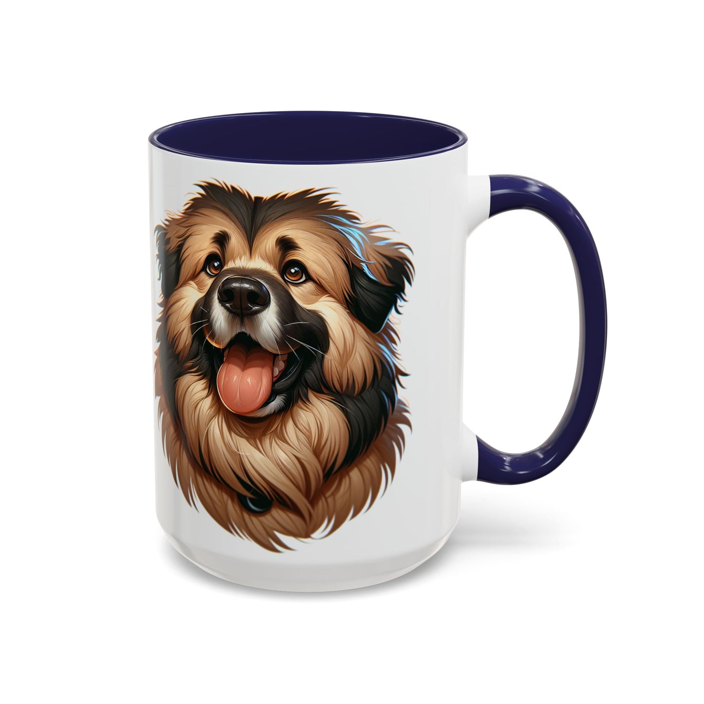 Caucasian Shepherd Dog Accent Coffee Mug - Perfect Gift for Dog Lovers