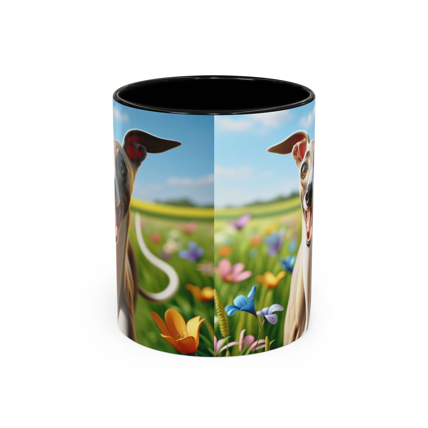 Whippet Accent Coffee Mug - Perfect Gift for Dog Lovers