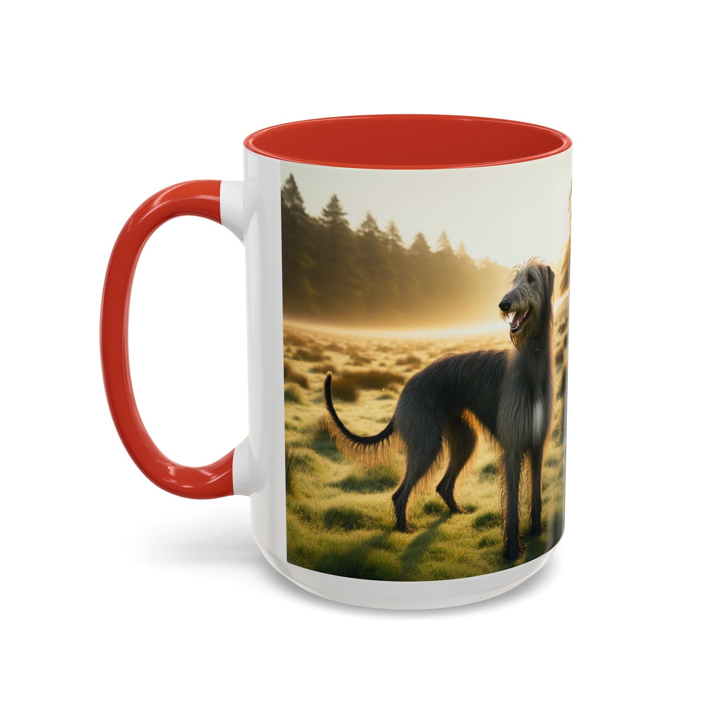 Scottish Deerhound Accent Coffee Mug - Perfect Gift for Dog Lovers