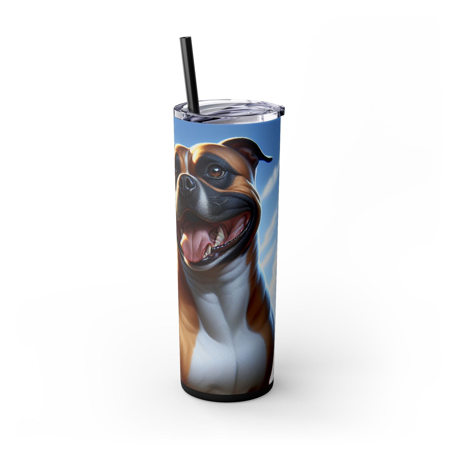 American Staffordshire Terrier Tumbler with Straw, 20oz
