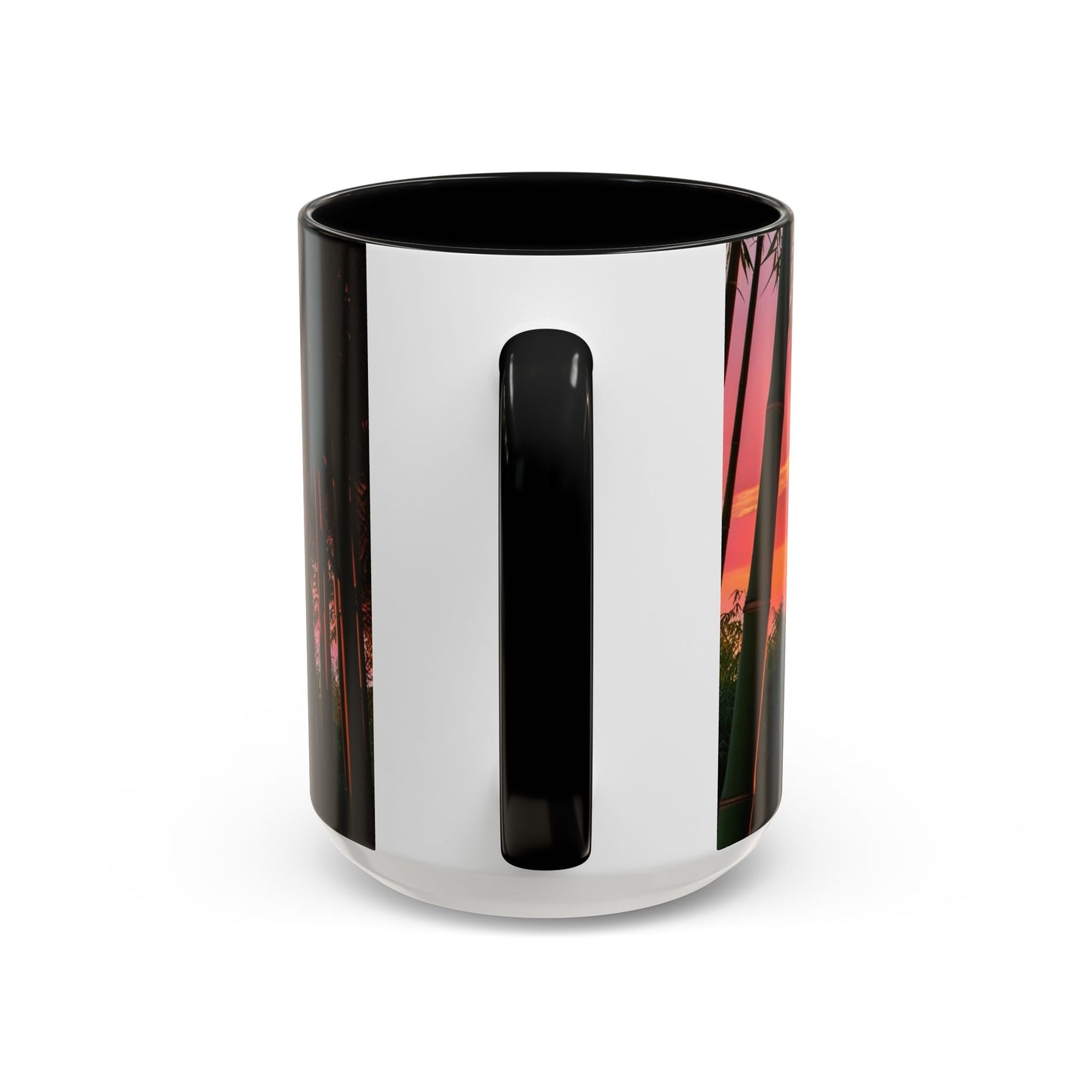 Bamboo Forest Sunrise Accent Coffee Mug - Perfect Gift for Dog Lovers