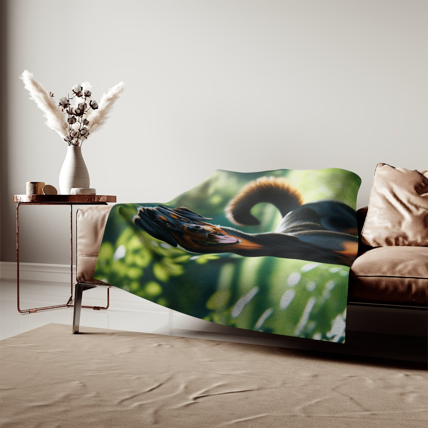 Beauceron Sweatshirt Blanket