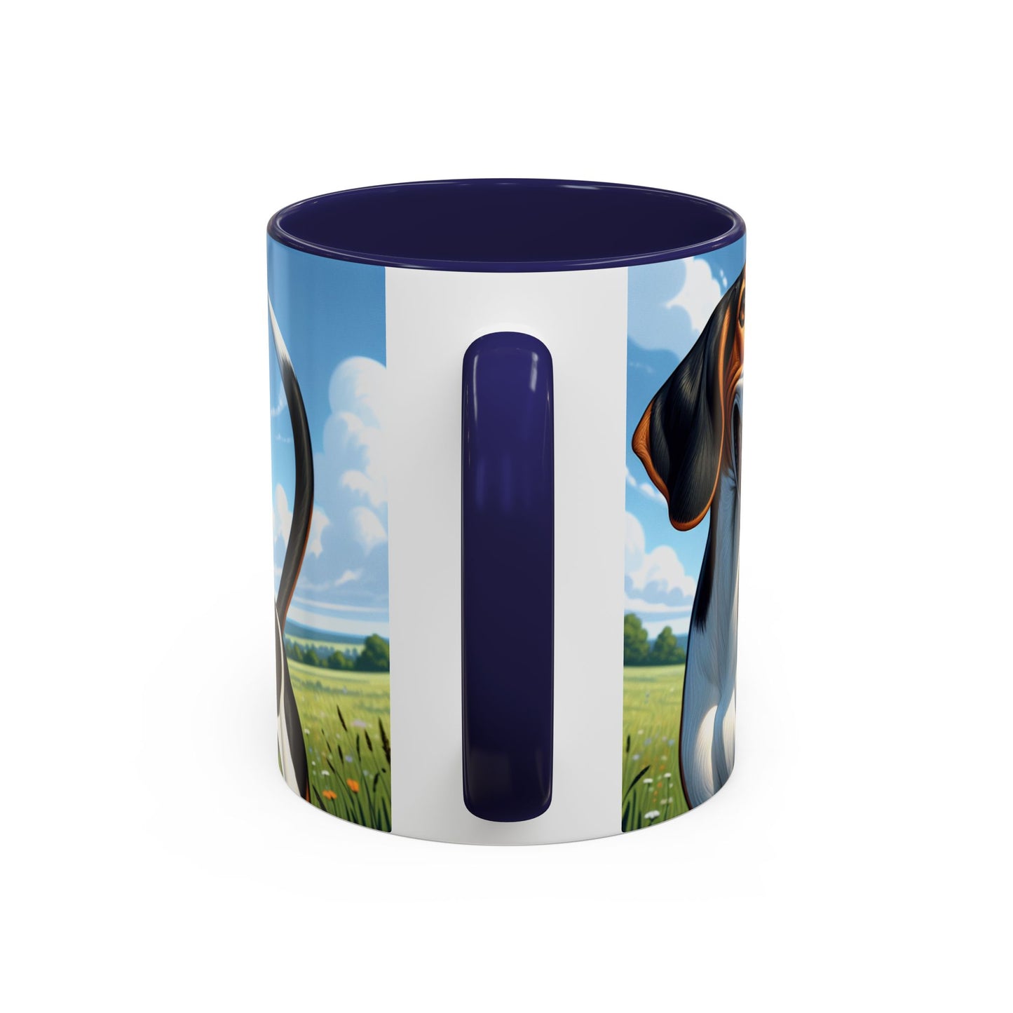 Treeing Walker Coonhound Accent Coffee Mug - Perfect Gift for Dog Lovers