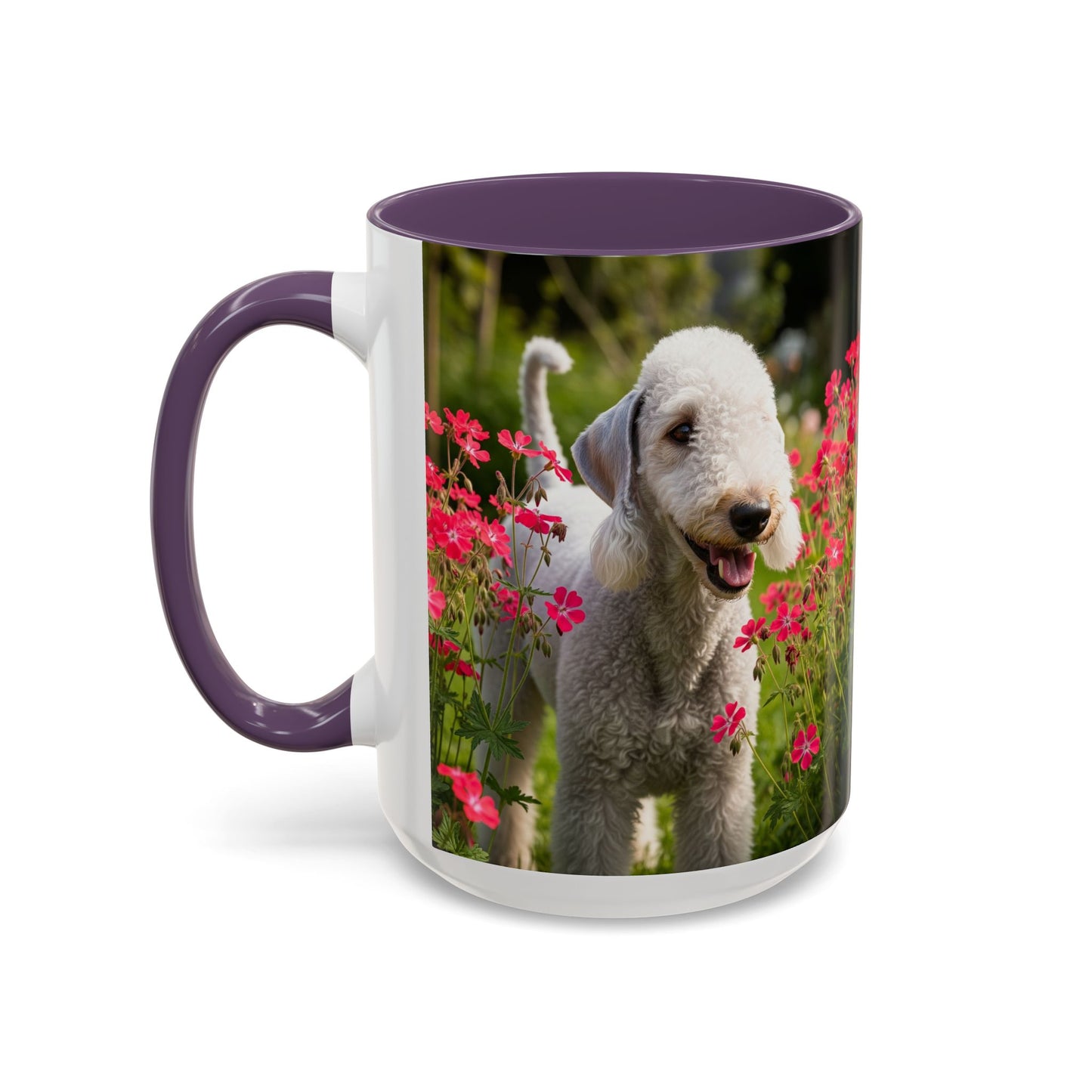 Bedlington Terrier Accent Coffee Mug - Perfect Gift for Dog Lovers