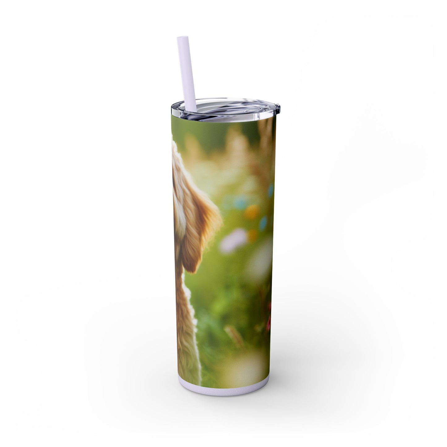 Labradoodle Tumbler with Straw, 20oz