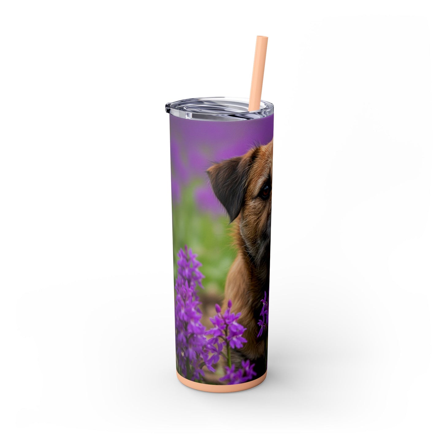 Border Terrier Tumbler with Straw, 20oz