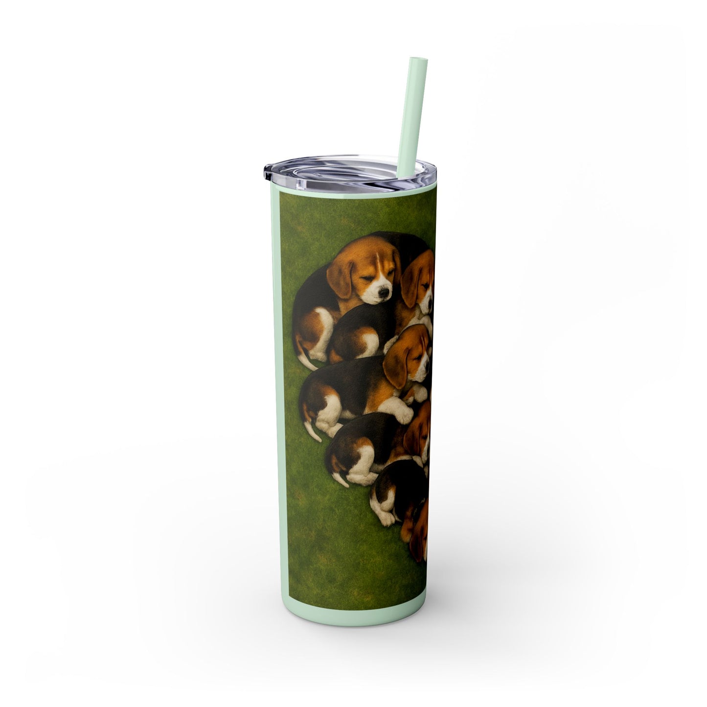 Beagle puppies Tumbler with Straw, 20oz