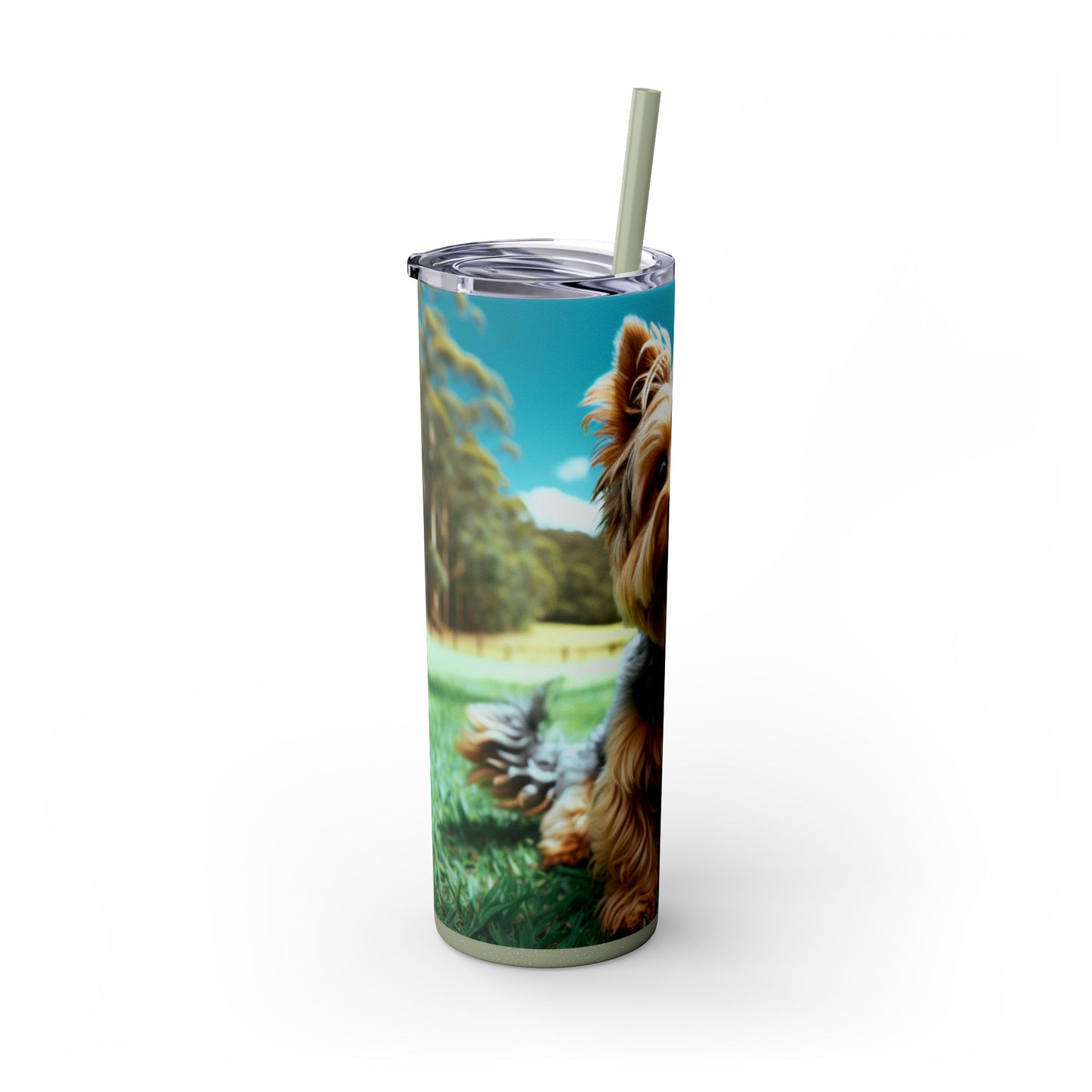 Australian Terrier Tumbler with Straw, 20oz