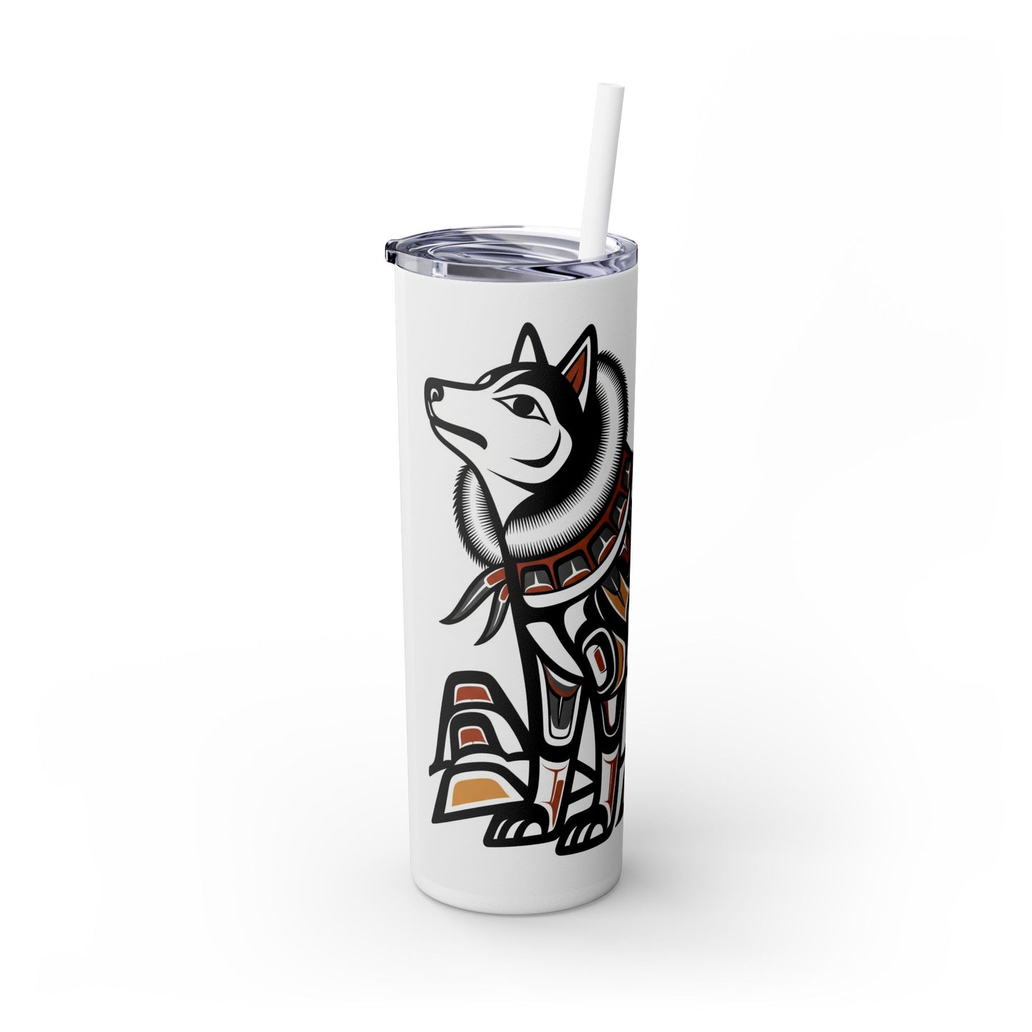 Siberian Husky Tumbler with Straw, 20oz