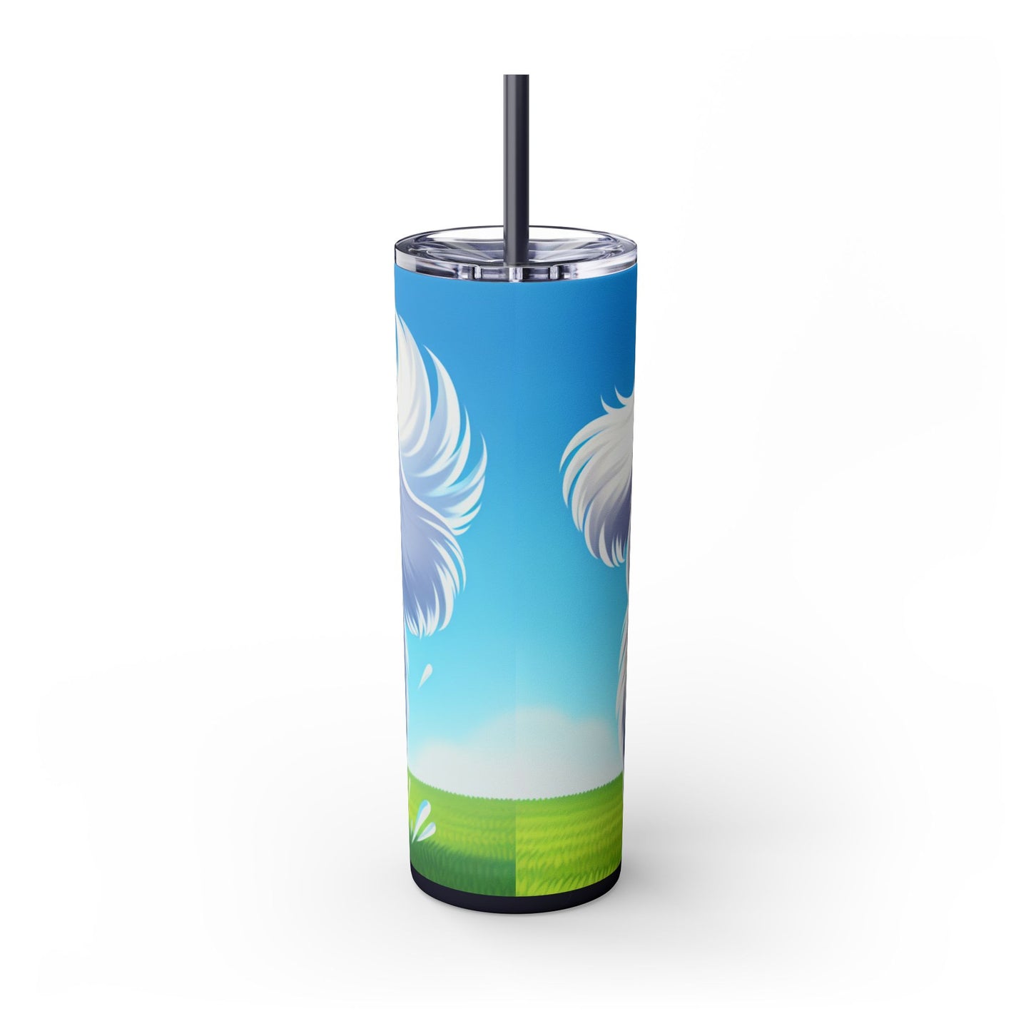 Maltese Tumbler with Straw, 20oz